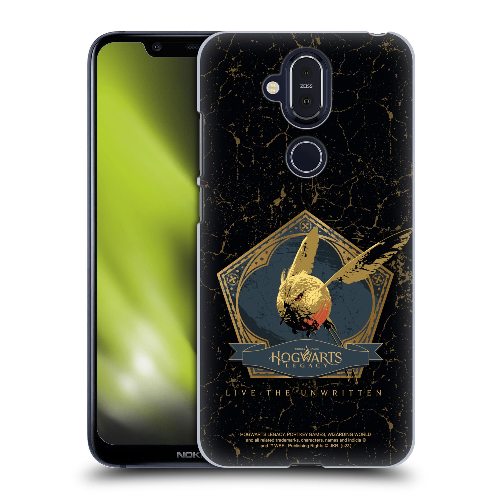 Obal na mobil NOKIA 8.1 - HEAD CASE - Hogwarts Legacy - zlatý ptáček