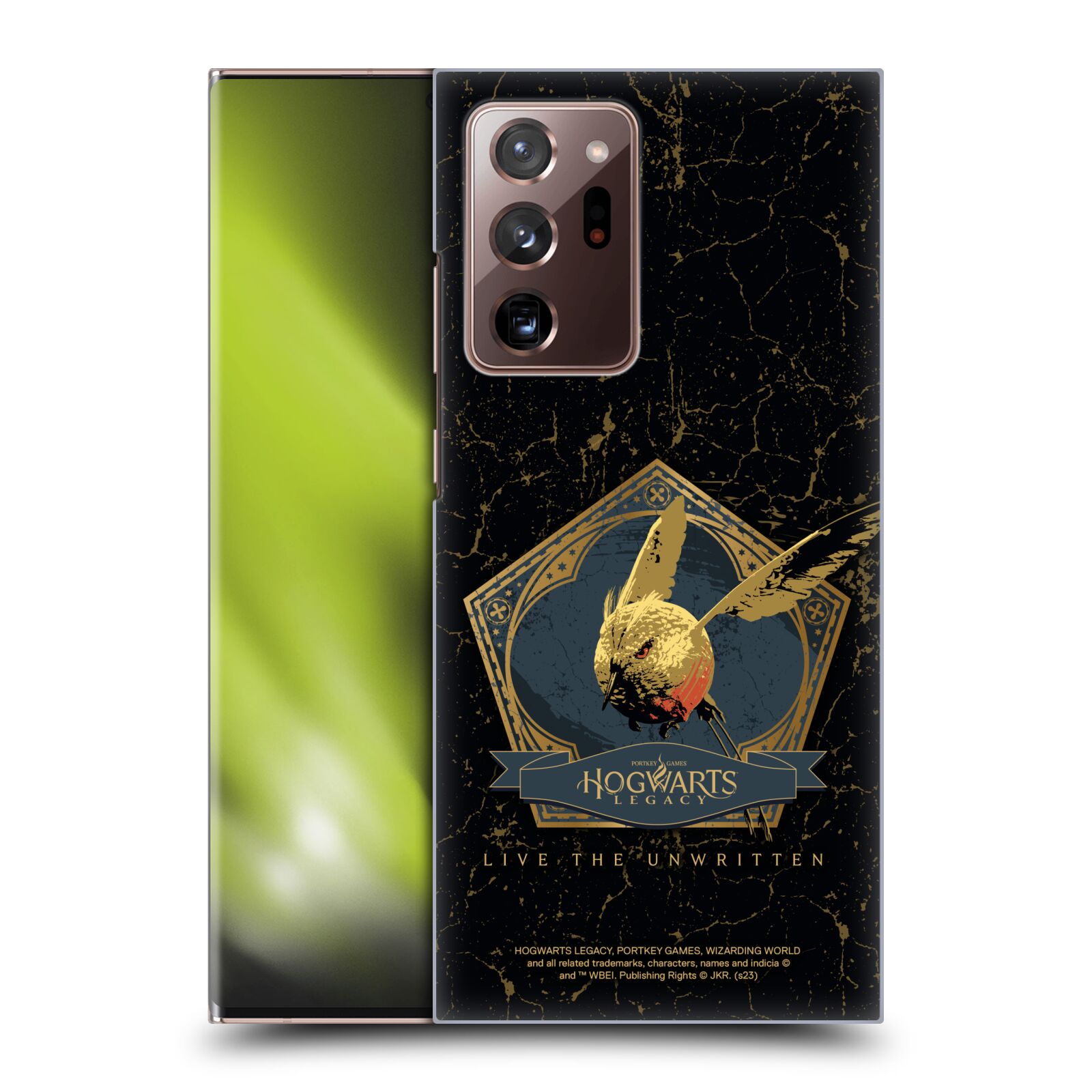 Obal na mobil Samsung Galaxy Note 20 ULTRA - HEAD CASE - Hogwarts Legacy - zlatý ptáček