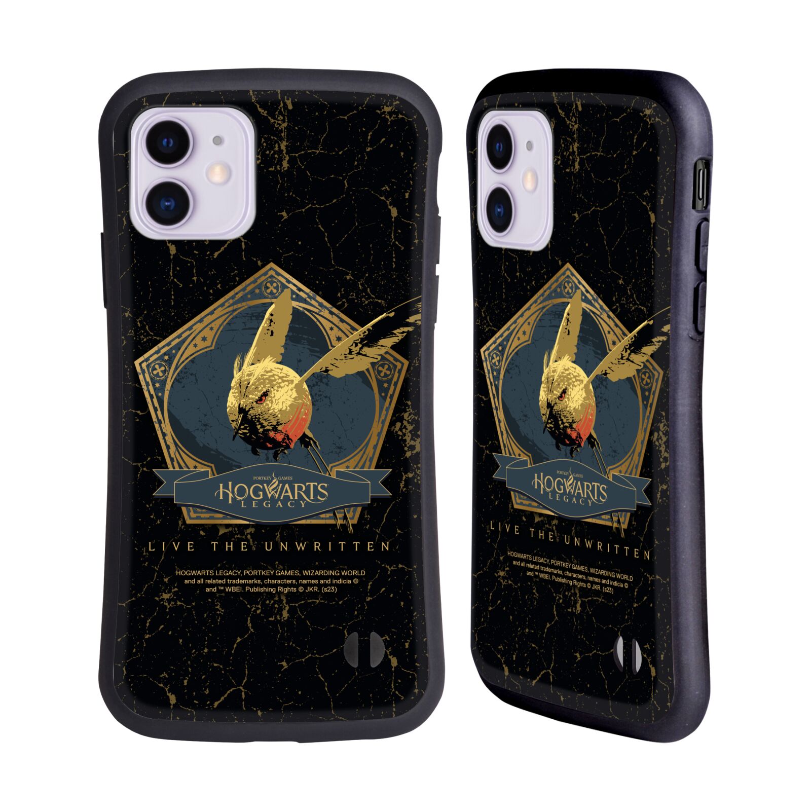 Odolný zadní obal pro mobil Apple Iphone 11 - HEAD CASE - Hogwarts Legacy - Magický ptáček