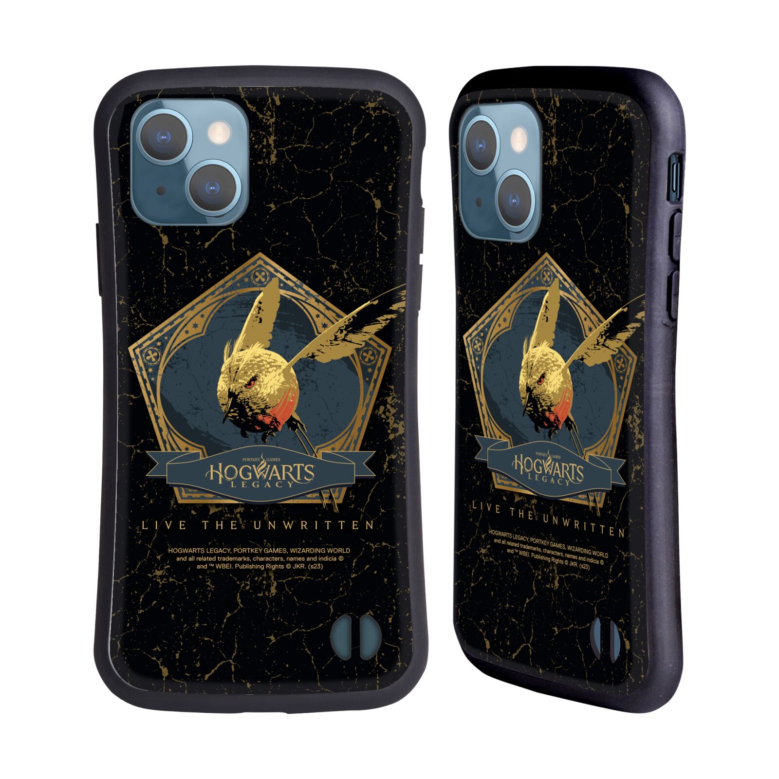 Odolný zadní obal pro mobil Apple iPhone 13 - HEAD CASE - Hogwarts Legacy - Magický ptáček
