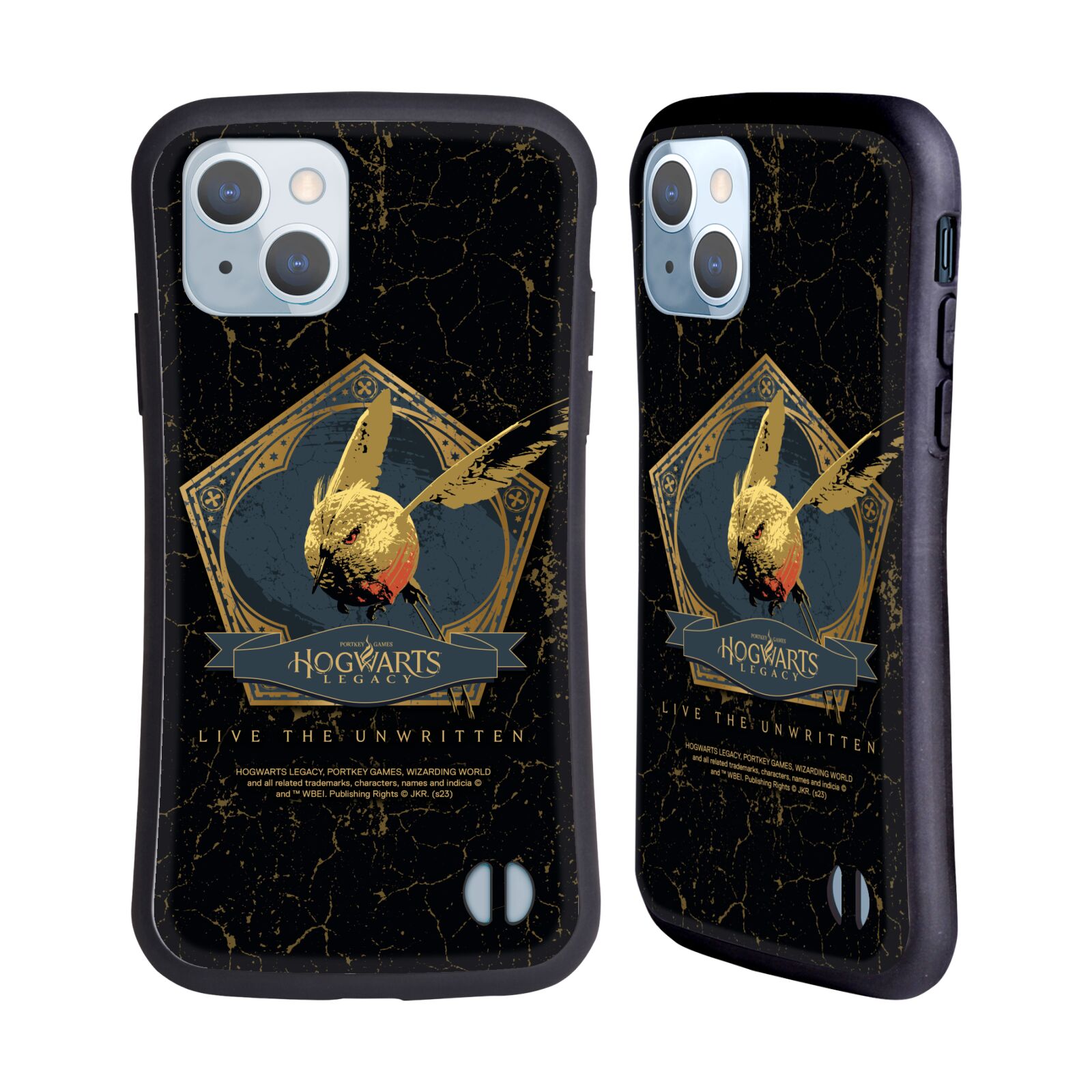 Odolný zadní obal pro mobil Apple iPhone 14 - HEAD CASE - Hogwarts Legacy - Magický ptáček