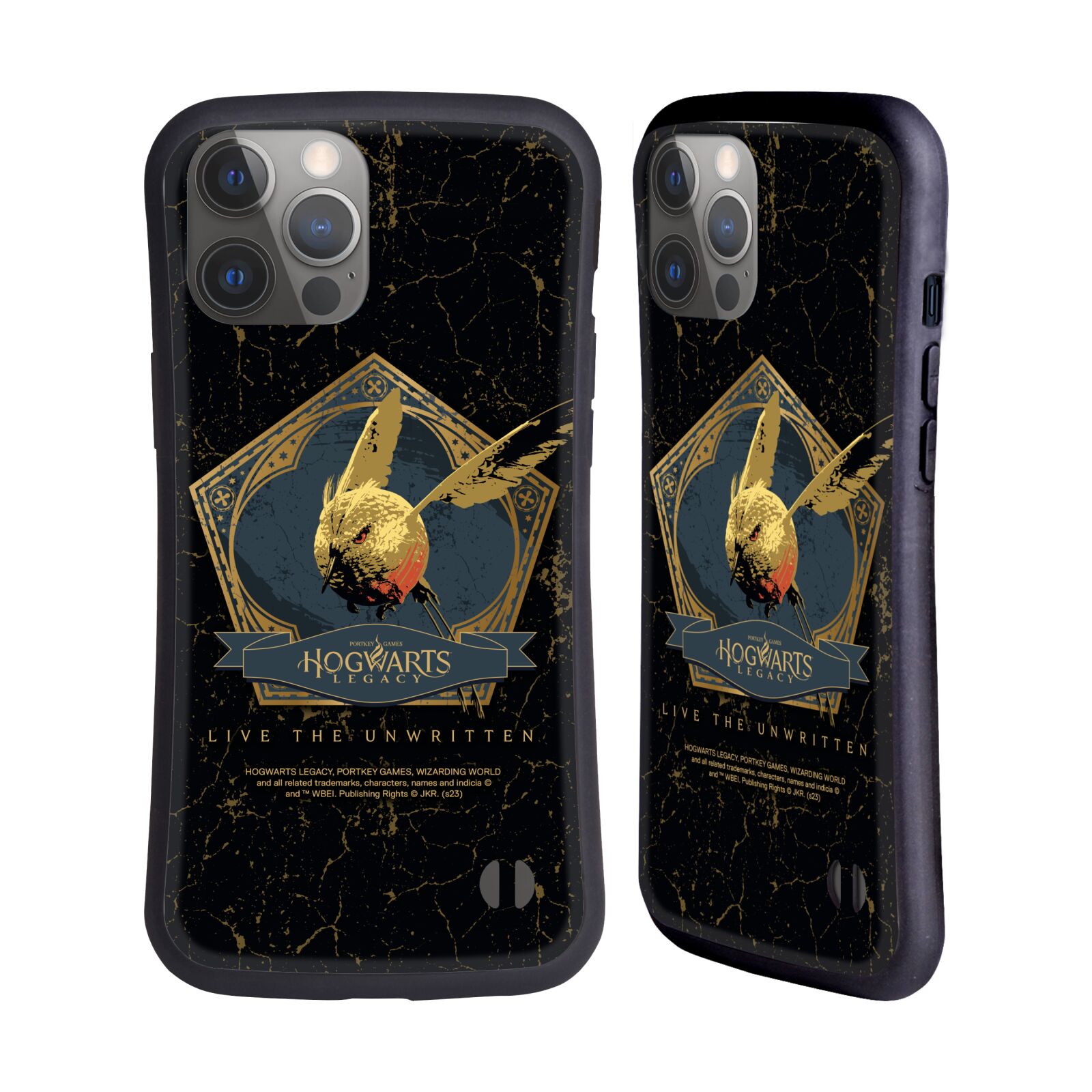 Odolný zadní obal pro mobil Apple iPhone 14 PRO MAX - HEAD CASE - Hogwarts Legacy - Magický ptáček