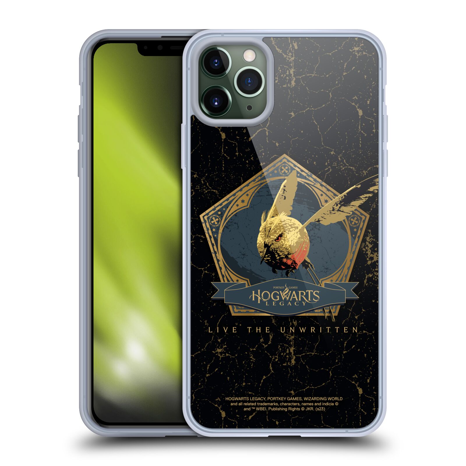 Silikonový obal na mobil Apple Iphone 11 PRO MAX - HEAD CASE - Hogwarts Legacy - Magický ptáček