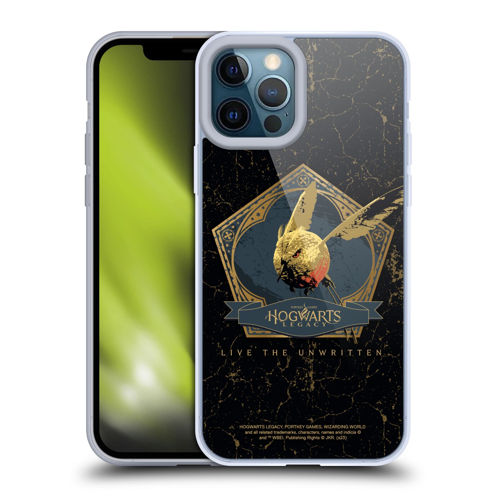 Silikonový obal na mobil Apple iPhone 12 PRO MAX - HEAD CASE - Hogwarts Legacy - Magický ptáček