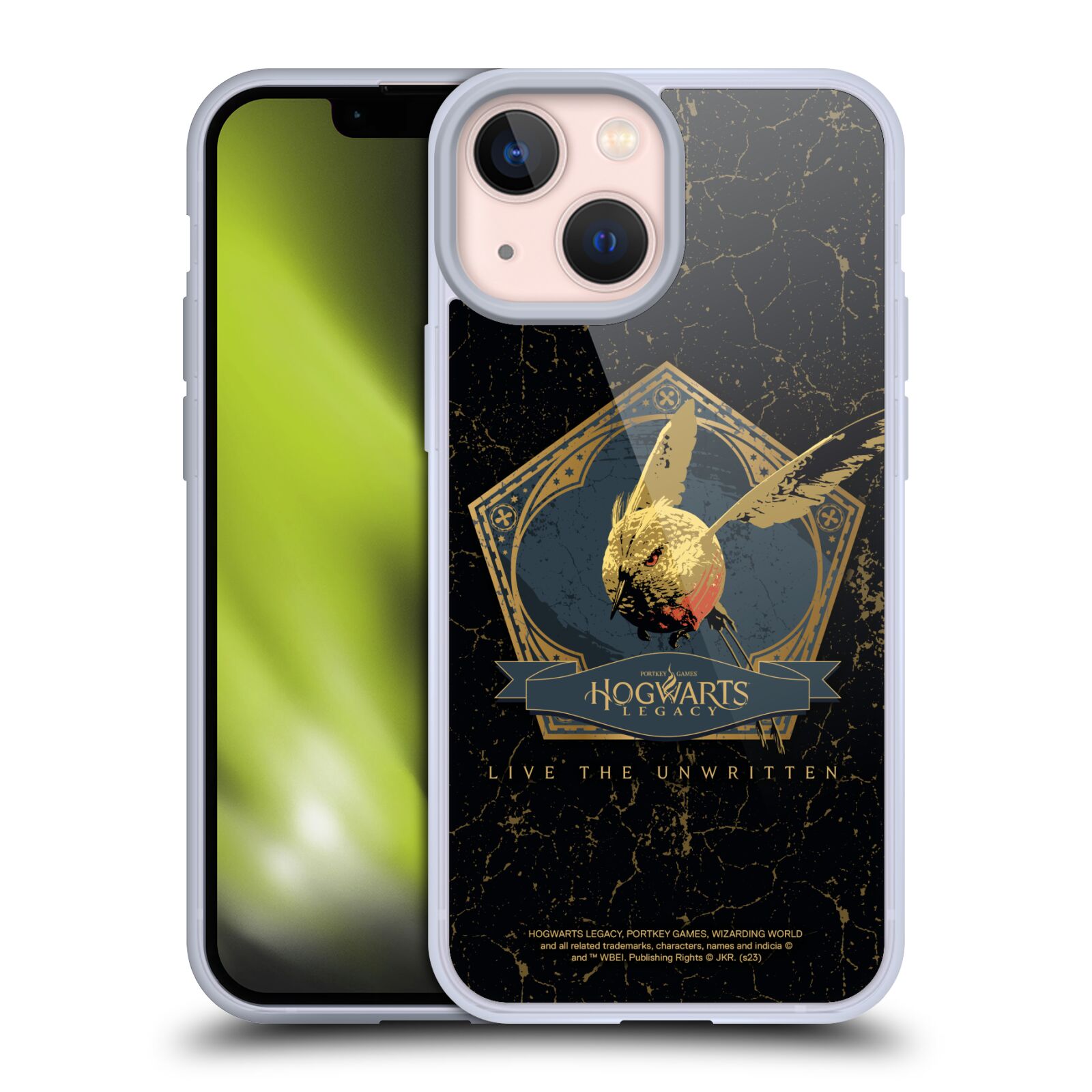 Silikonový obal na mobil Apple iPhone 13 MINI - HEAD CASE - Hogwarts Legacy - Magický ptáček