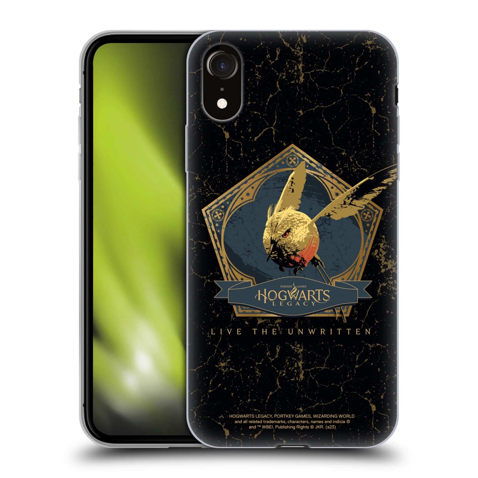 Silikonový obal na mobil Apple Iphone XR - HEAD CASE - Hogwarts Legacy - Magický ptáček