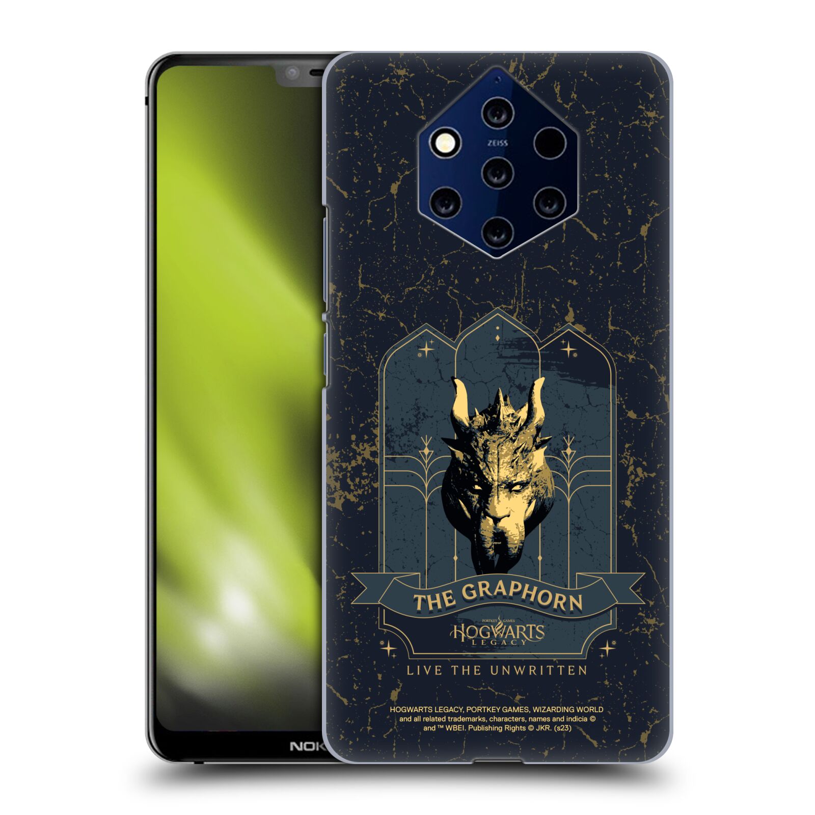 Obal na mobil NOKIA 9 PureView - HEAD CASE - Hogwarts Legacy - Graphorn