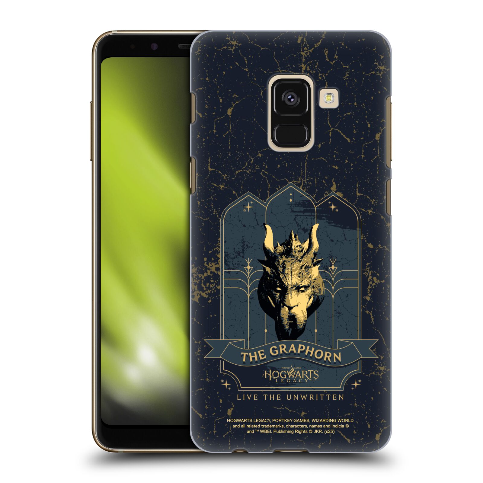 Obal na mobil Samsung Galaxy A8+ 2018, A8 PLUS 2018 - HEAD CASE - Hogwarts Legacy - Graphorn