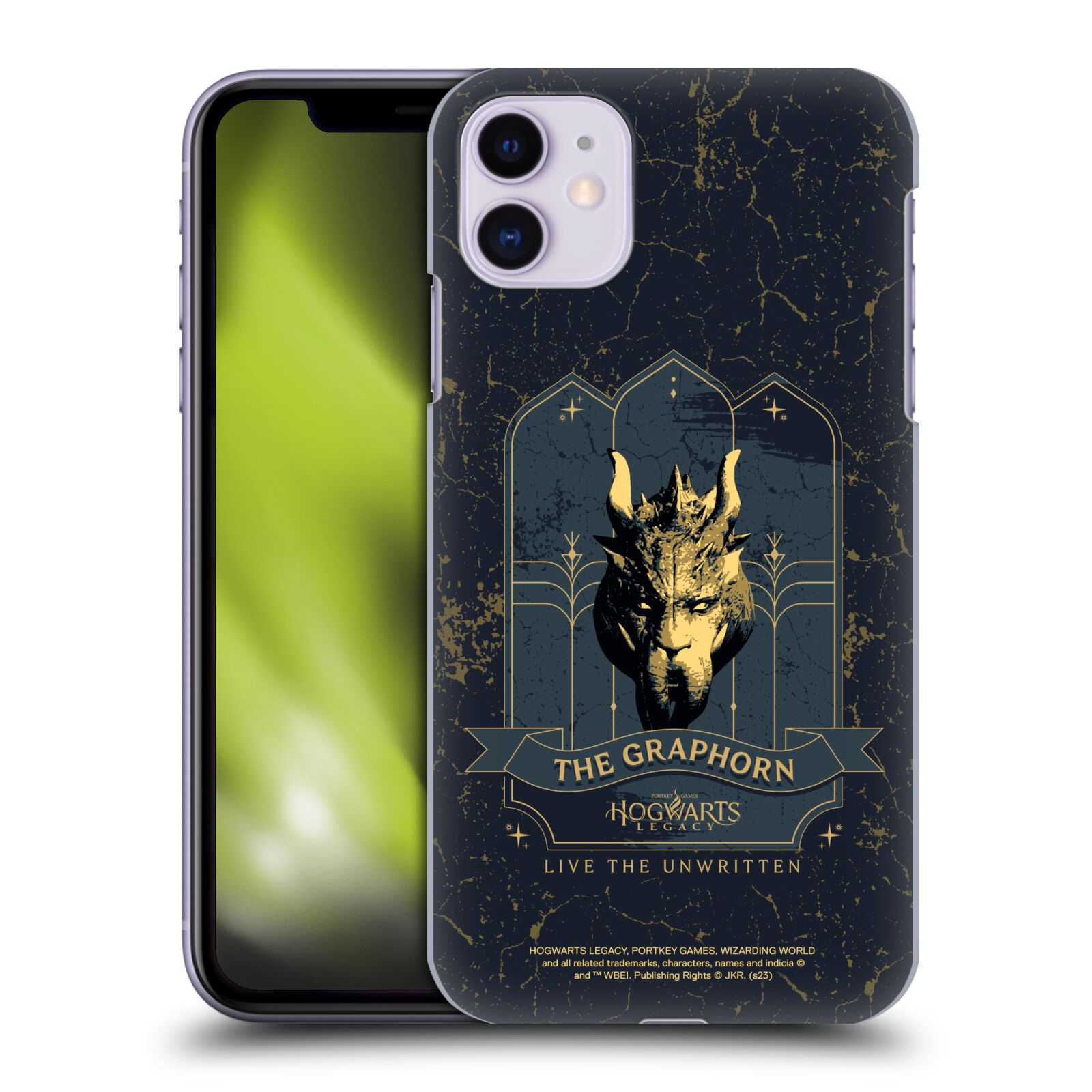 Obal na mobil Apple Iphone 11 - HEAD CASE - Hogwarts Legacy - Graphorn