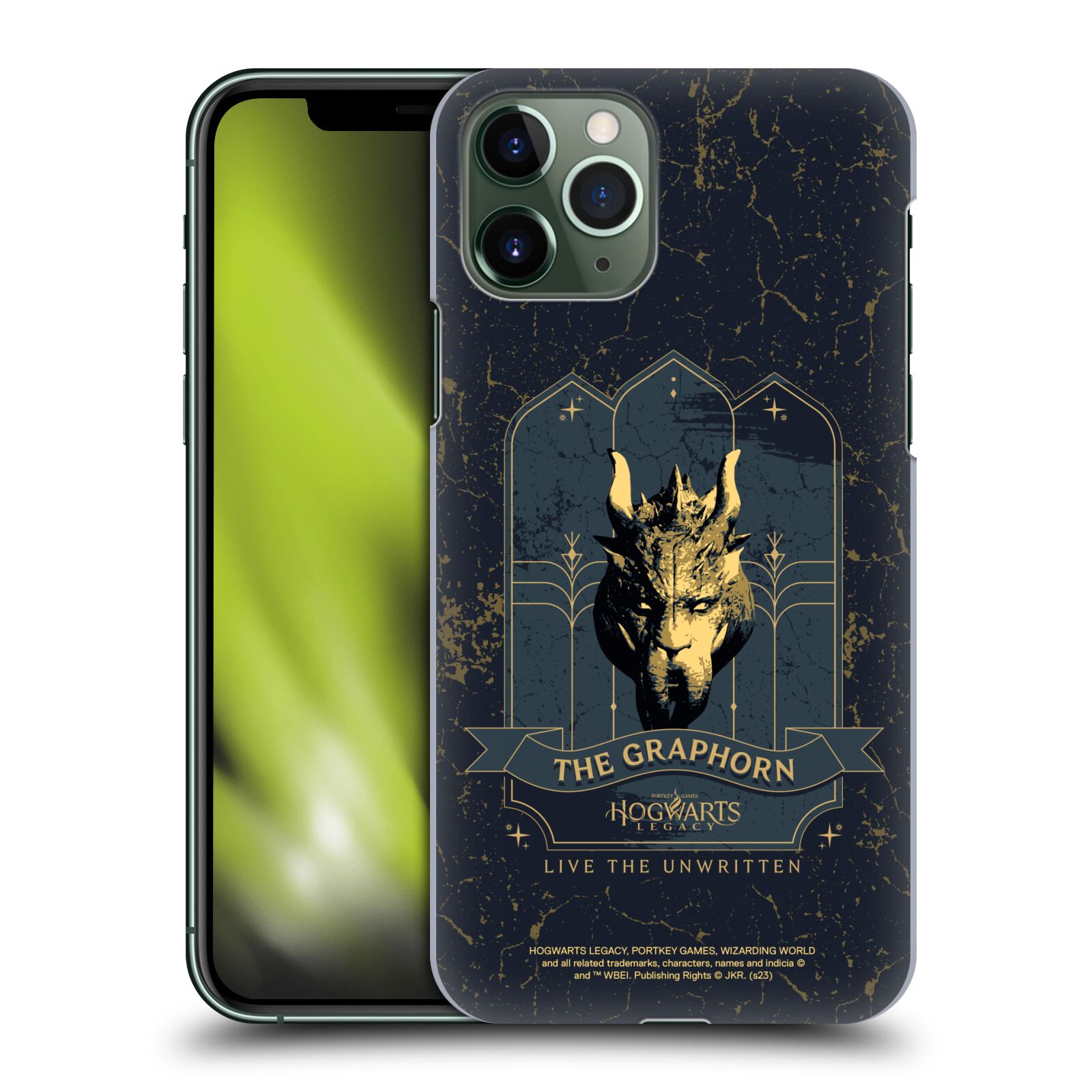 Obal na mobil Apple Iphone 11 PRO - HEAD CASE - Hogwarts Legacy - Graphorn