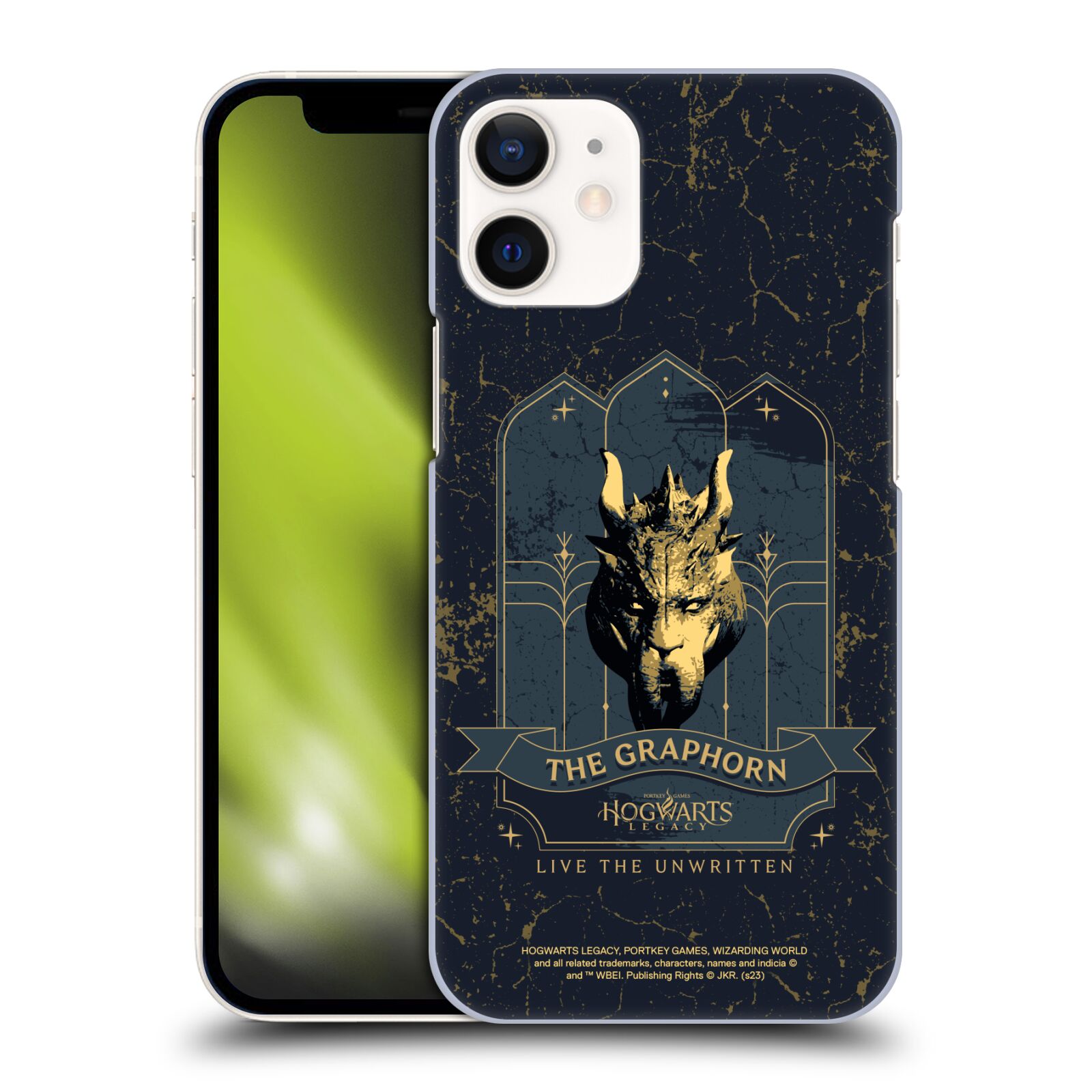 Obal na mobil Apple Iphone 12 MINI - HEAD CASE - Hogwarts Legacy - Graphorn