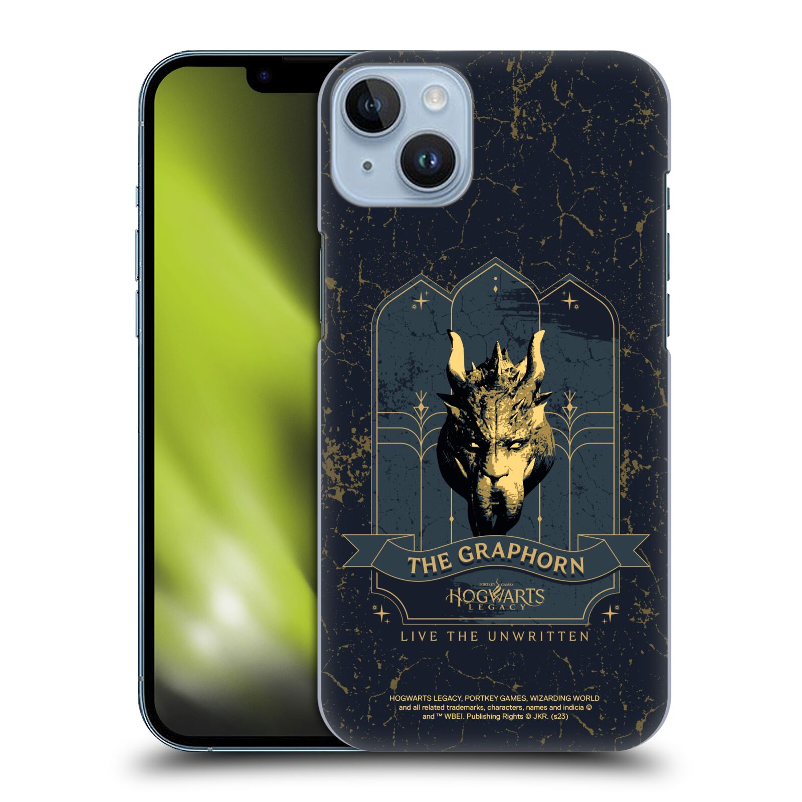 Obal na mobil Apple Iphone 14 PLUS - HEAD CASE - Hogwarts Legacy - Graphorn