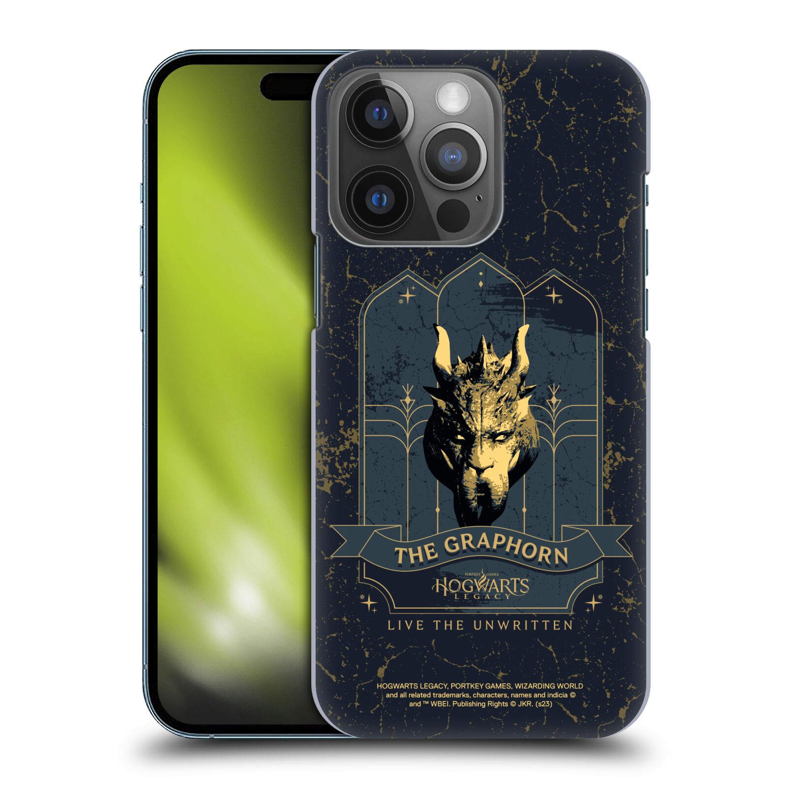 Obal na mobil Apple Iphone 14 PRO - HEAD CASE - Hogwarts Legacy - Graphorn