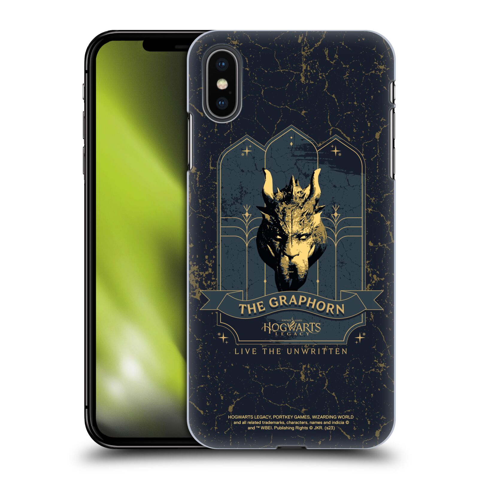 Obal na mobil Apple Iphone XS MAX - HEAD CASE - Hogwarts Legacy - Graphorn