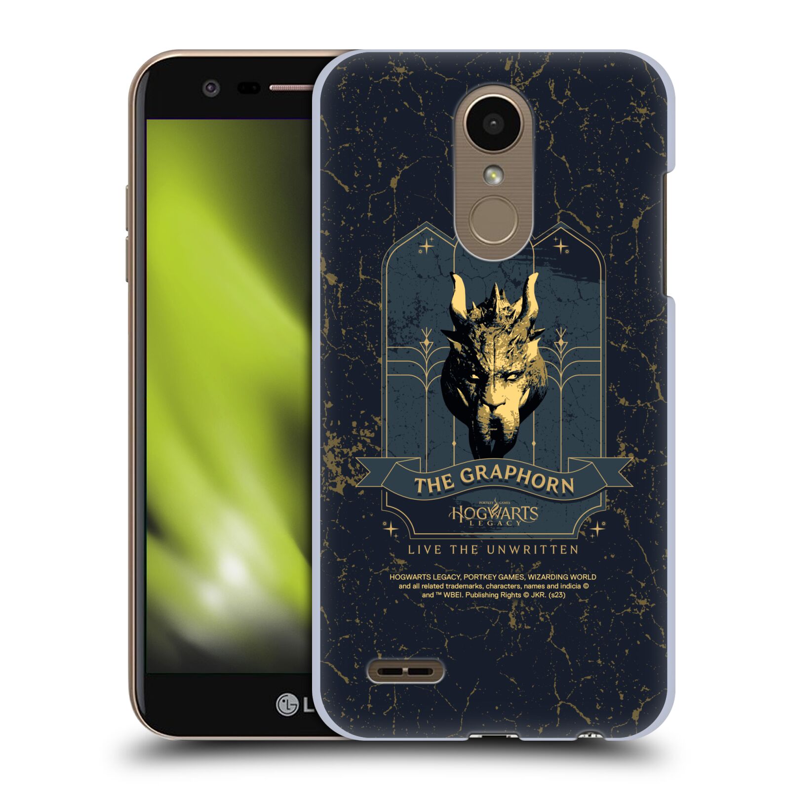 Obal na mobil LG K10 2018 - HEAD CASE - Hogwarts Legacy - Graphorn