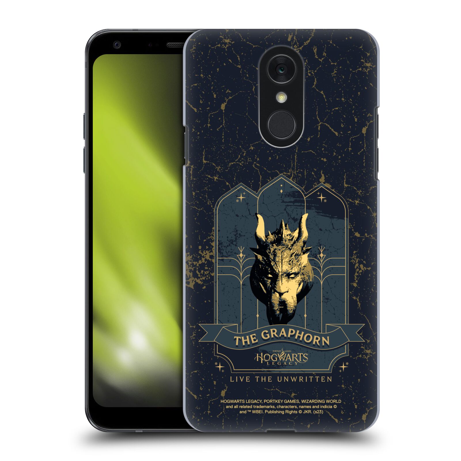 Obal na mobil LG Q7 - HEAD CASE - Hogwarts Legacy - Graphorn