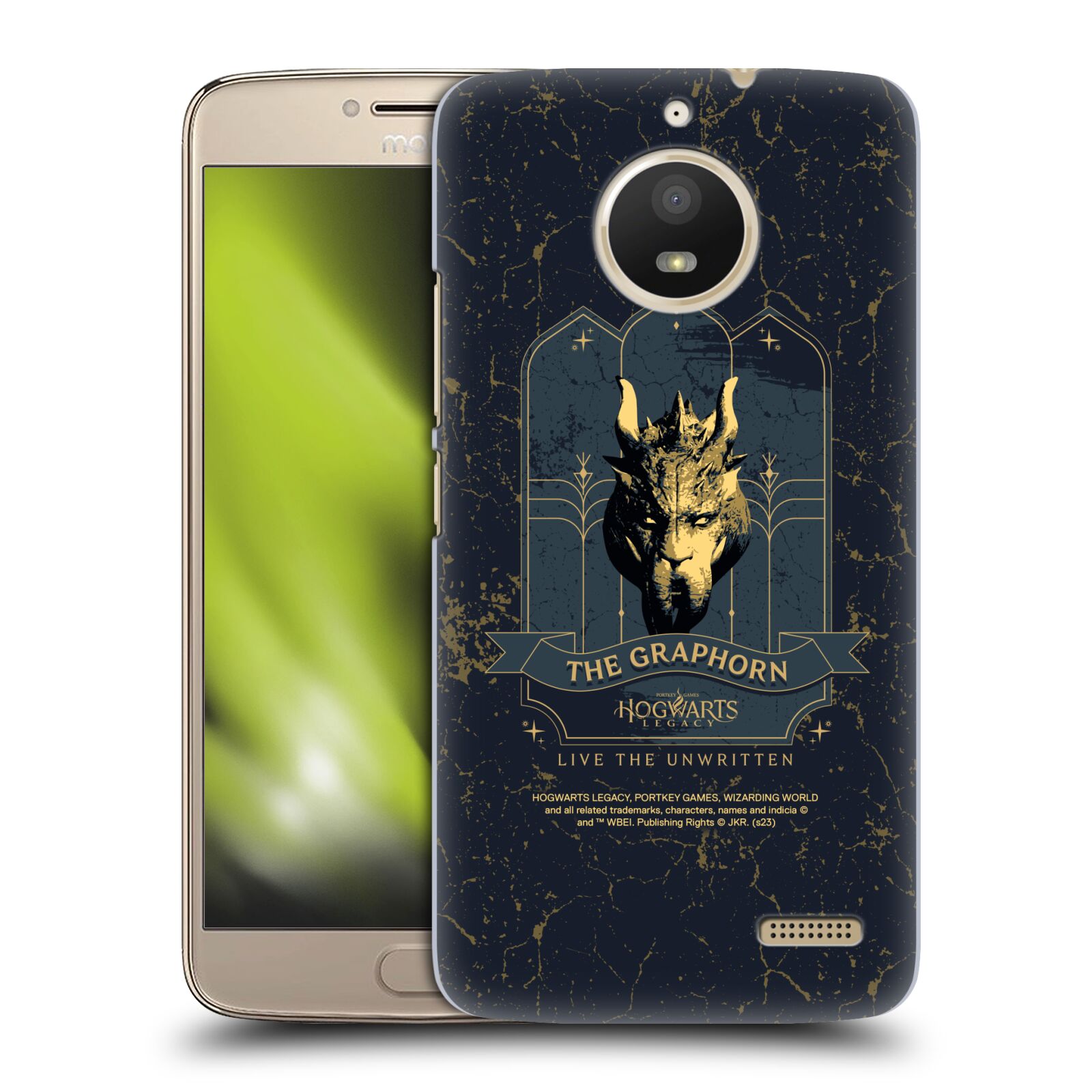 Obal na mobil Lenovo Moto E4 - HEAD CASE - Hogwarts Legacy - Graphorn