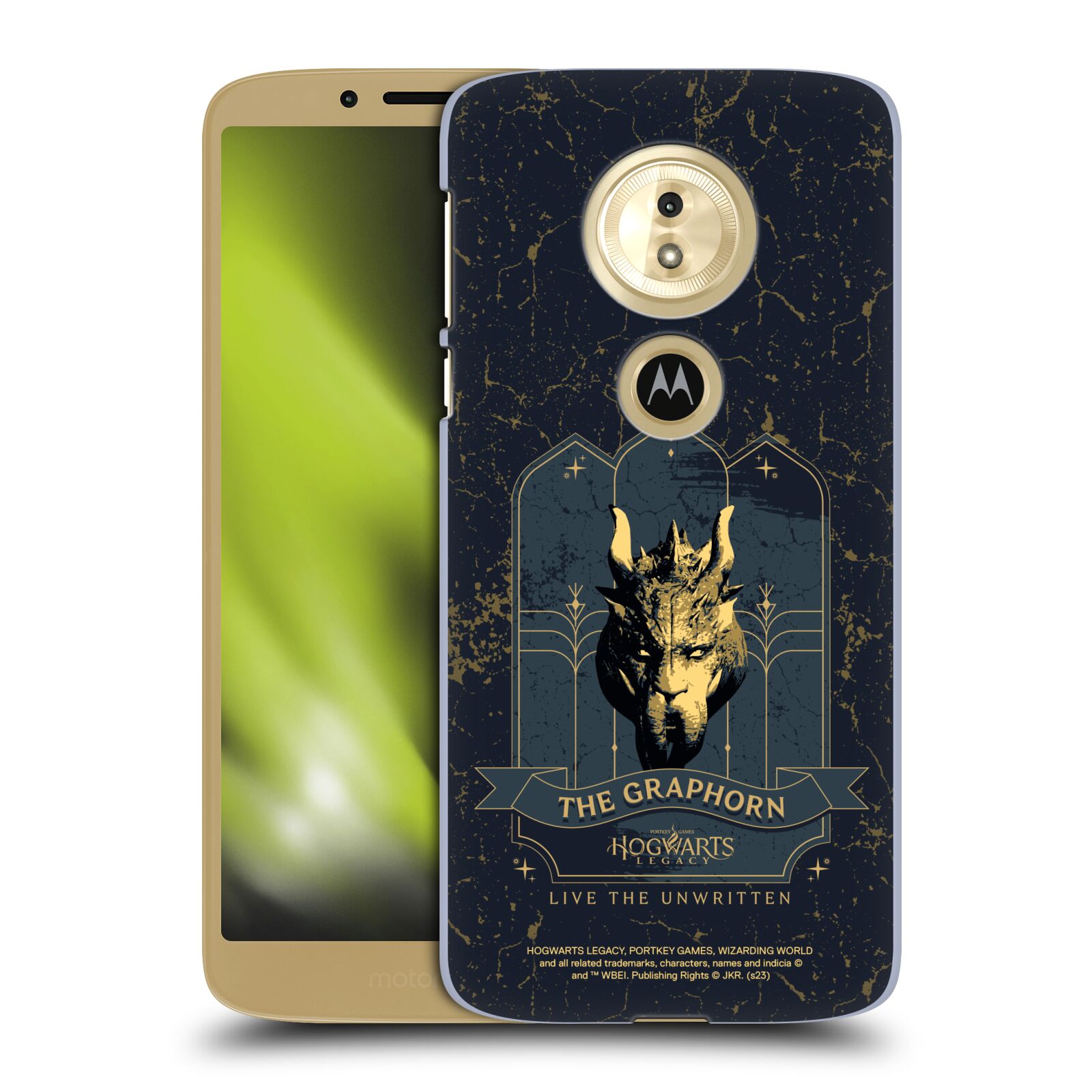 Obal na mobil Motorola Moto E5 - HEAD CASE - Hogwarts Legacy - Graphorn