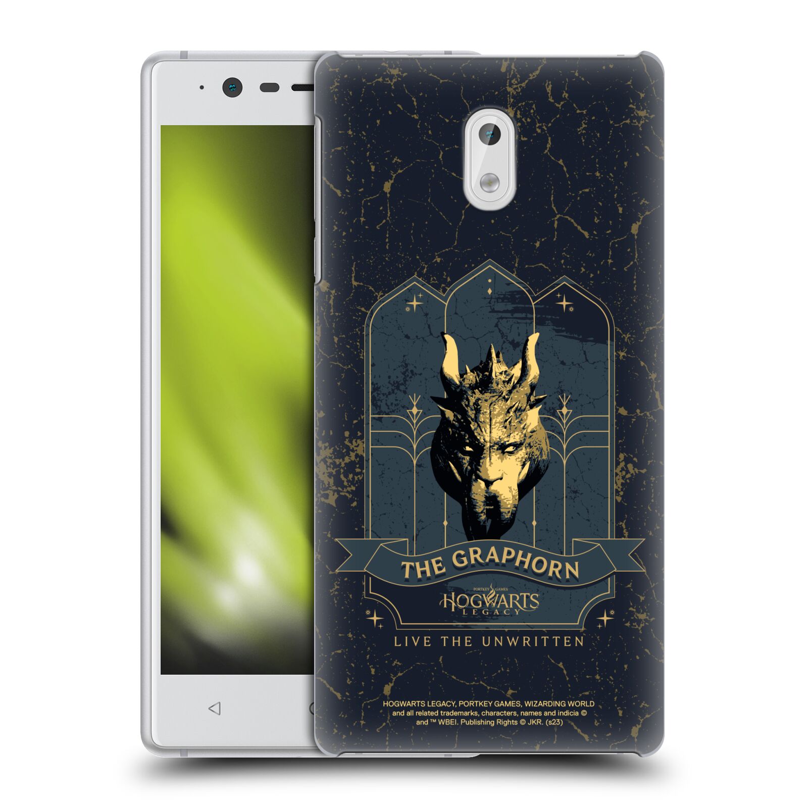 Obal na mobil Nokia 3 - HEAD CASE - Hogwarts Legacy - Graphorn