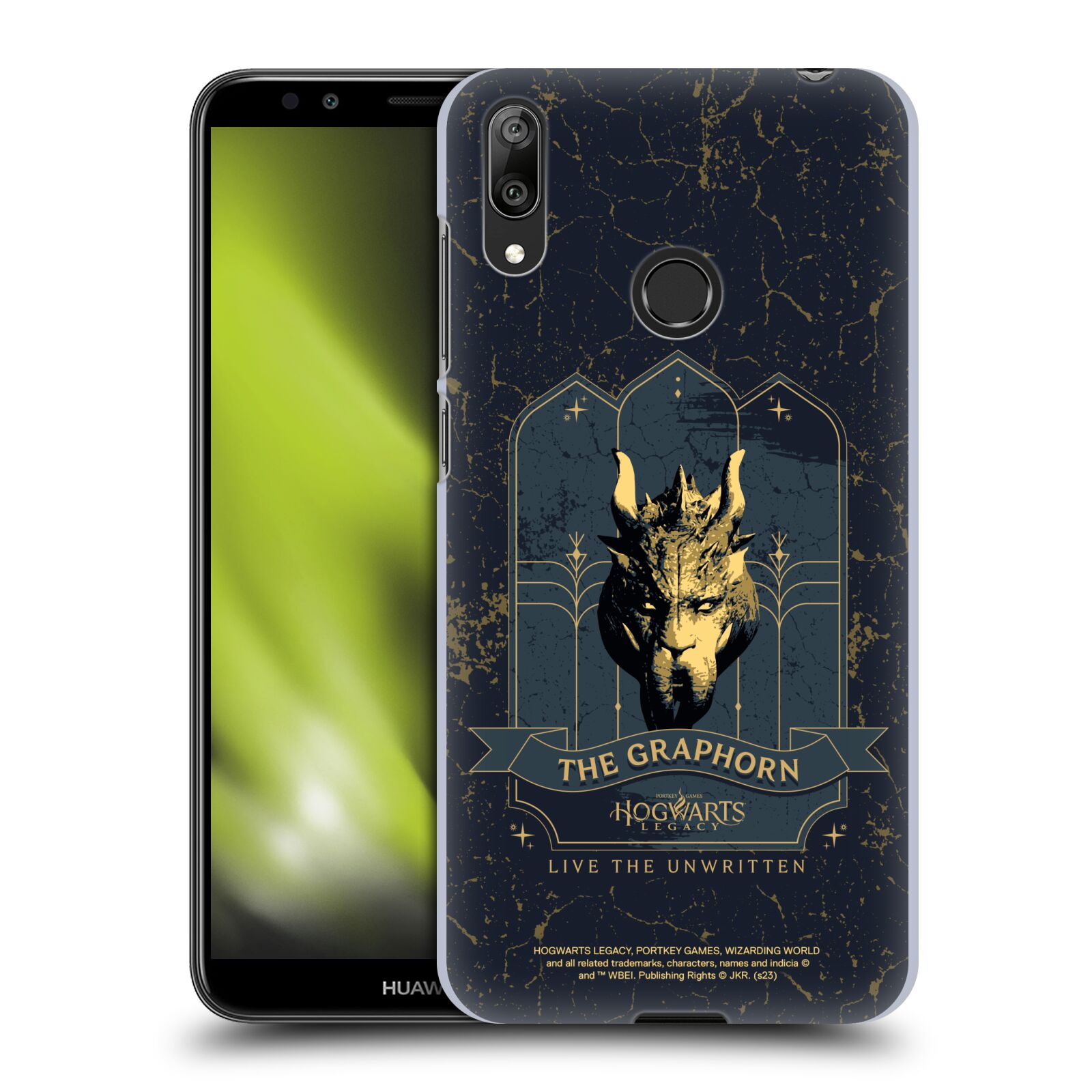 Obal na mobil Huawei Y7 2019 - HEAD CASE - Hogwarts Legacy - Graphorn