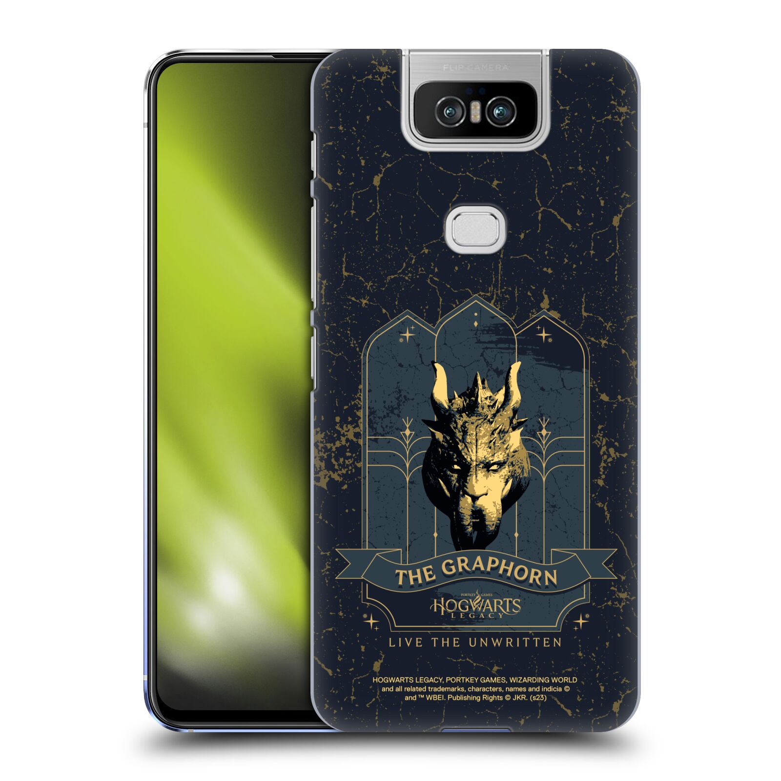 Obal na mobil ASUS Zenfone 6 ZS630KL - HEAD CASE - Hogwarts Legacy - Graphorn