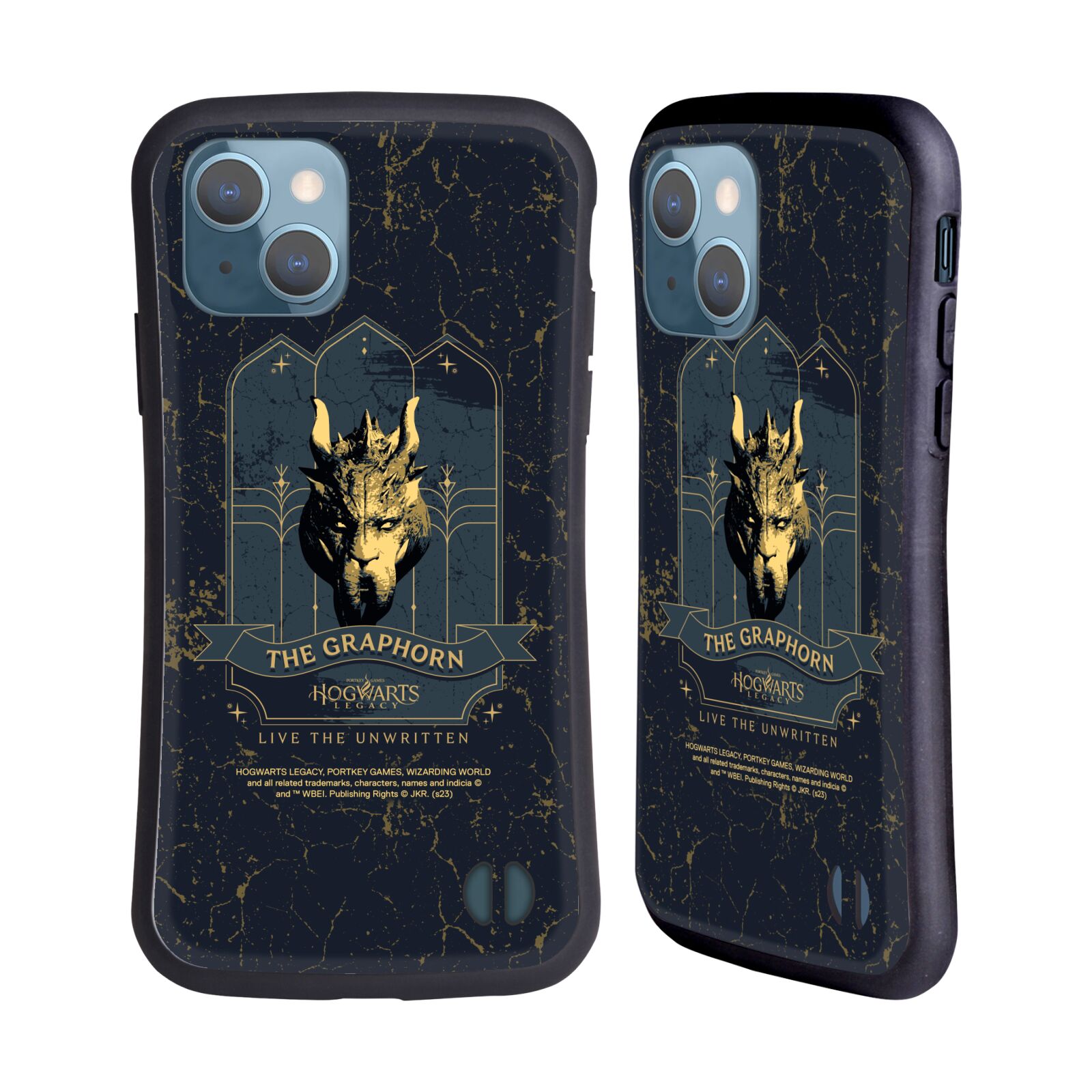 Odolný zadní obal pro mobil Apple iPhone 13 - HEAD CASE - Hogwarts Legacy - Graphorn