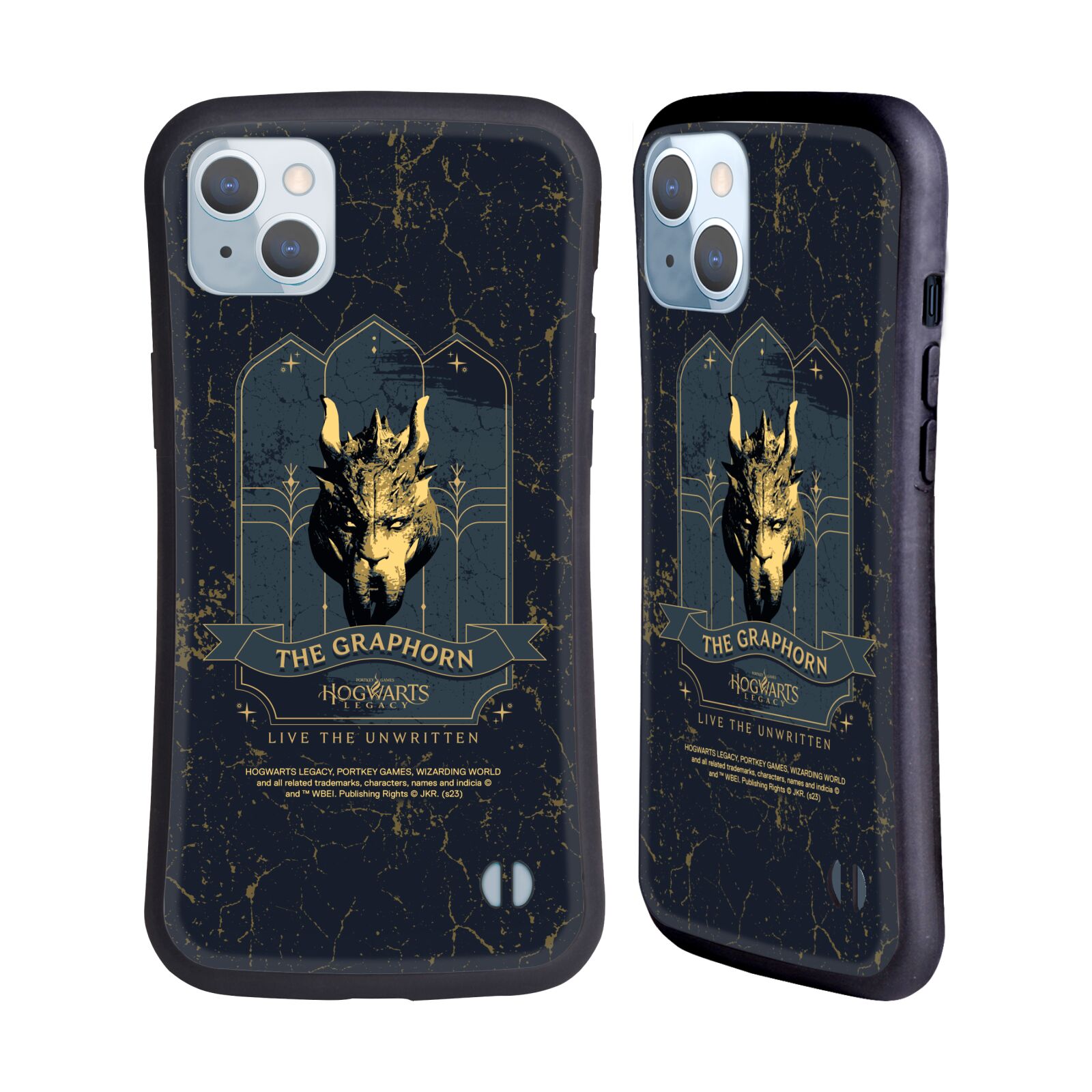 Odolný zadní obal pro mobil Apple iPhone 14 PLUS - HEAD CASE - Hogwarts Legacy - Graphorn