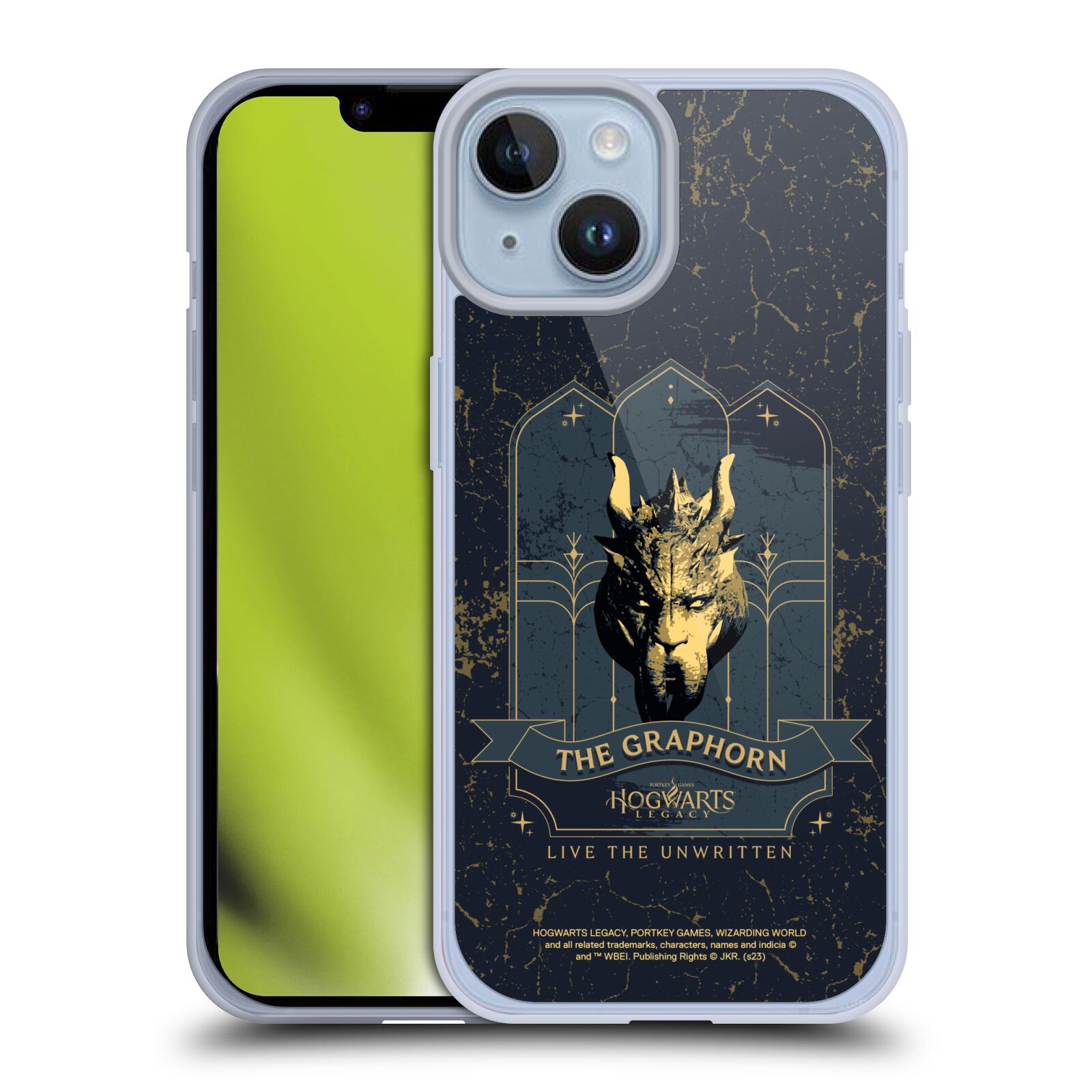 Obal na mobil Apple Iphone 14 - HEAD CASE - Hogwarts Legacy - Graphorn