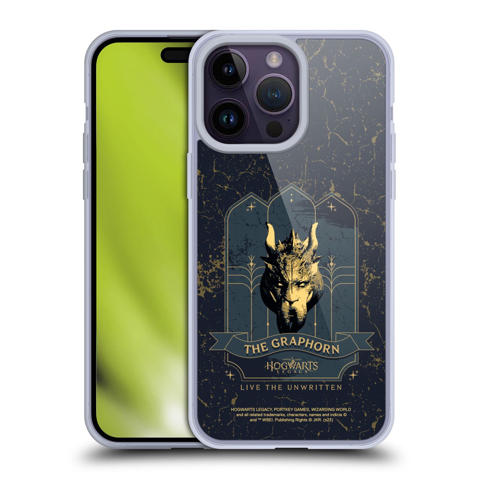 Obal na mobil Apple Iphone 14 PRO MAX - HEAD CASE - Hogwarts Legacy - Graphorn