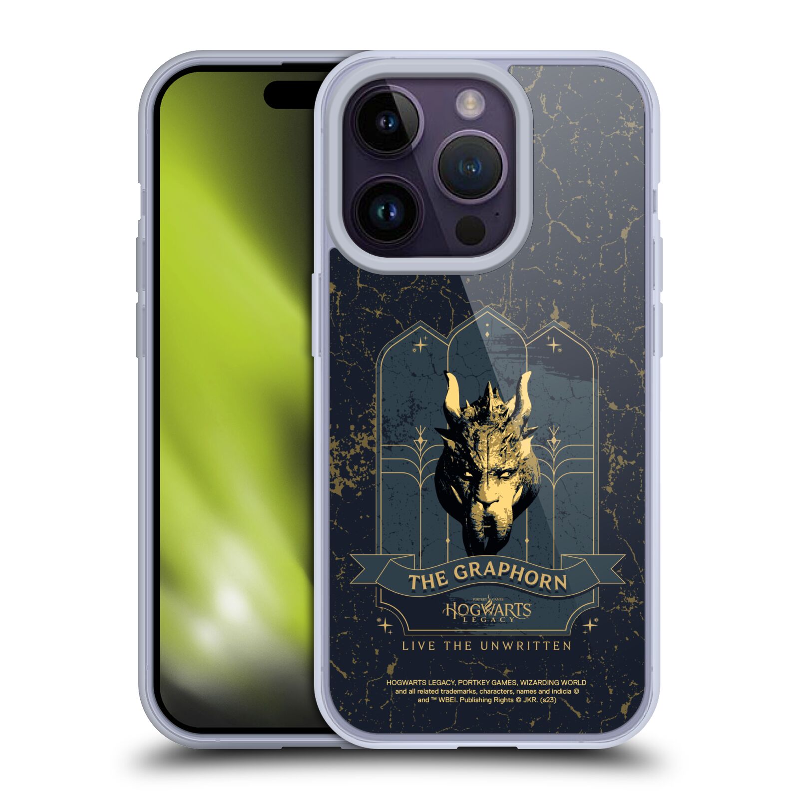 Obal na mobil Apple Iphone 14 PRO - HEAD CASE - Hogwarts Legacy - Graphorn
