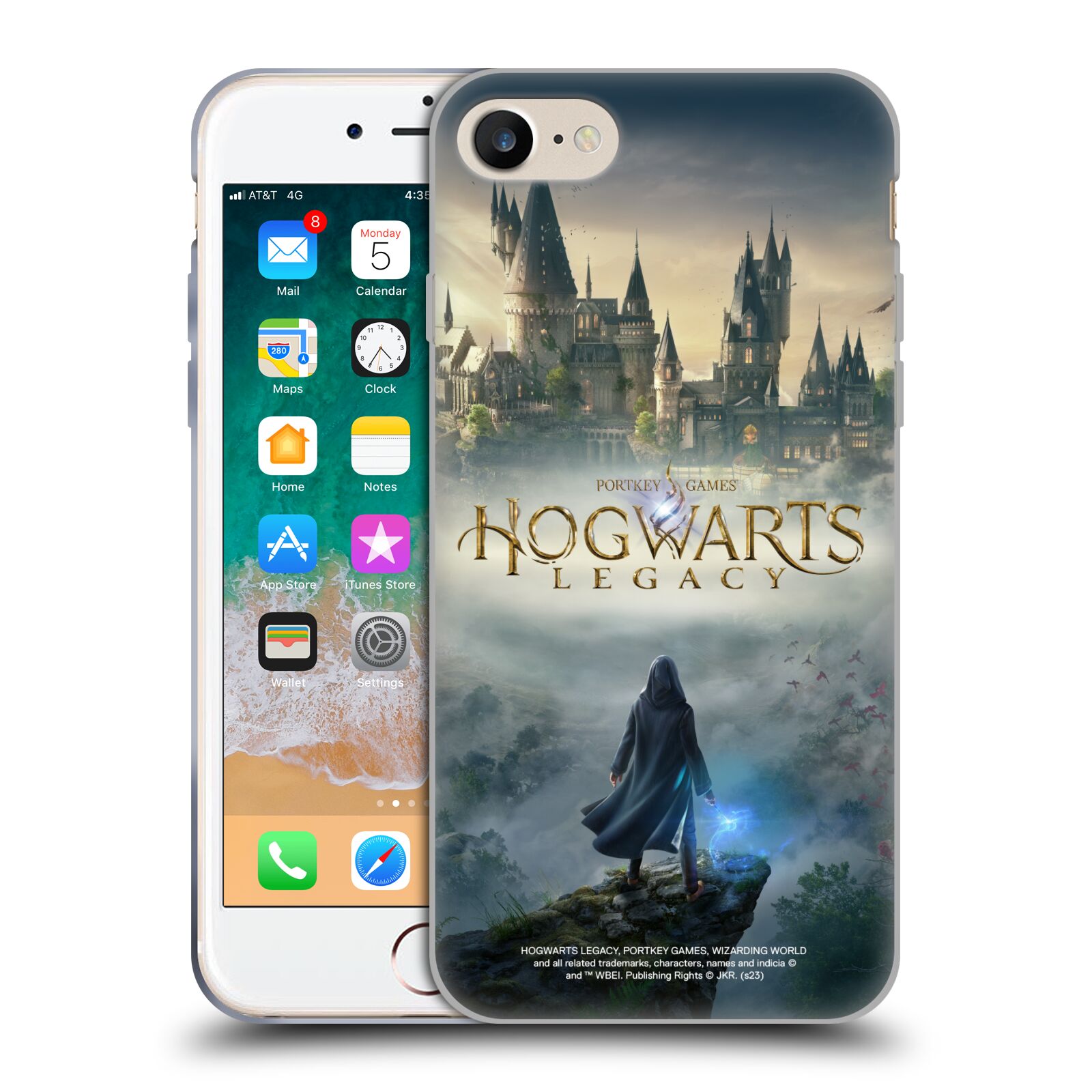 Silikonový obal na mobil Apple Iphone 7/8/SE2020 - HEAD CASE - Hogwarts Legacy - Bradavice