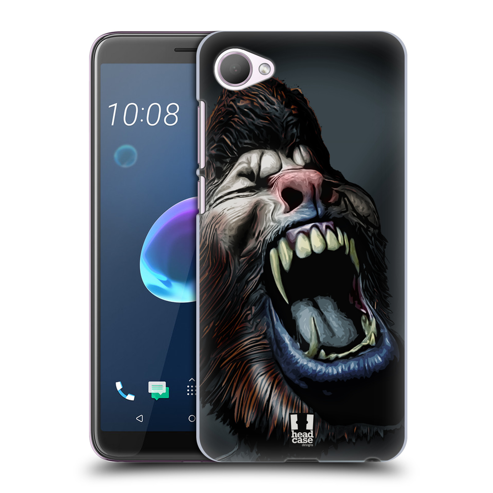 Pouzdro na mobil HTC Desire 12 / Desire 12 DUAL SIM - HEAD CASE - Kreslený Vlkodlak