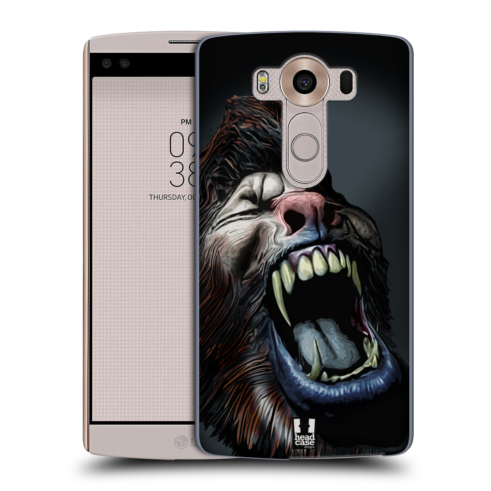 Pouzdro na mobil LG V10 - HEAD CASE - Kreslený Vlkodlak