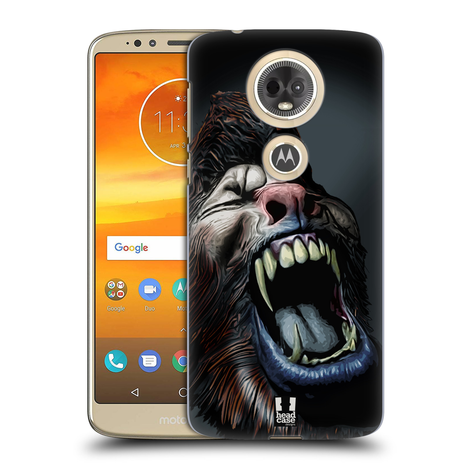 Pouzdro na mobil Motorola Moto E5 PLUS - HEAD CASE - Kreslený Vlkodlak