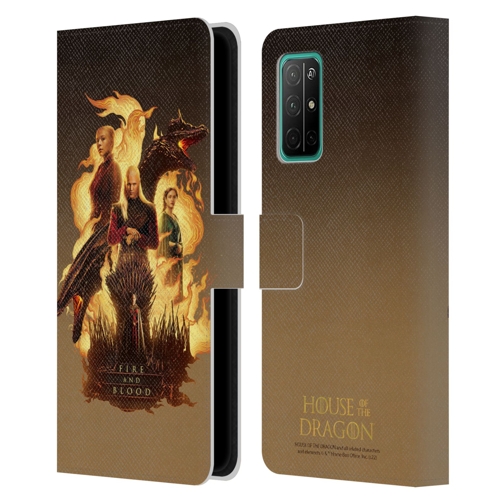 Pouzdro  pro mobil Honor 30s - HEAD CASE - Rod Draka - Oheň a krev
