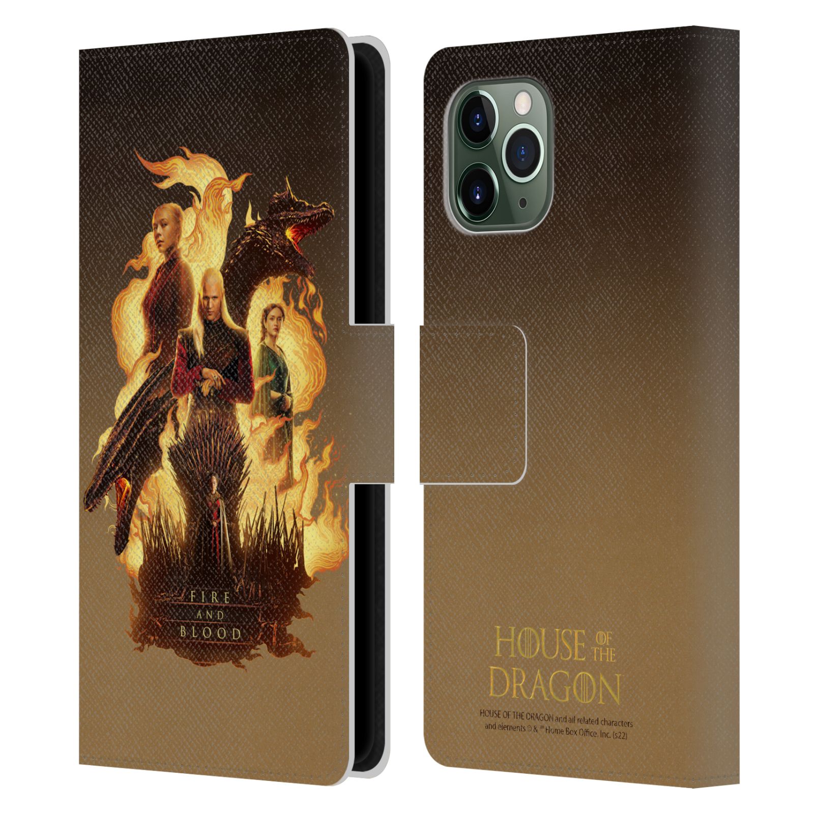 Pouzdro  pro mobil Apple Iphone 11 Pro - HEAD CASE - Rod Draka - Oheň a krev