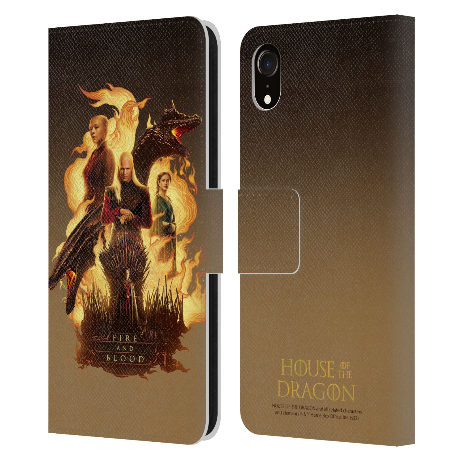 Pouzdro  pro mobil Apple Iphone XR - HEAD CASE - Rod Draka - Oheň a krev