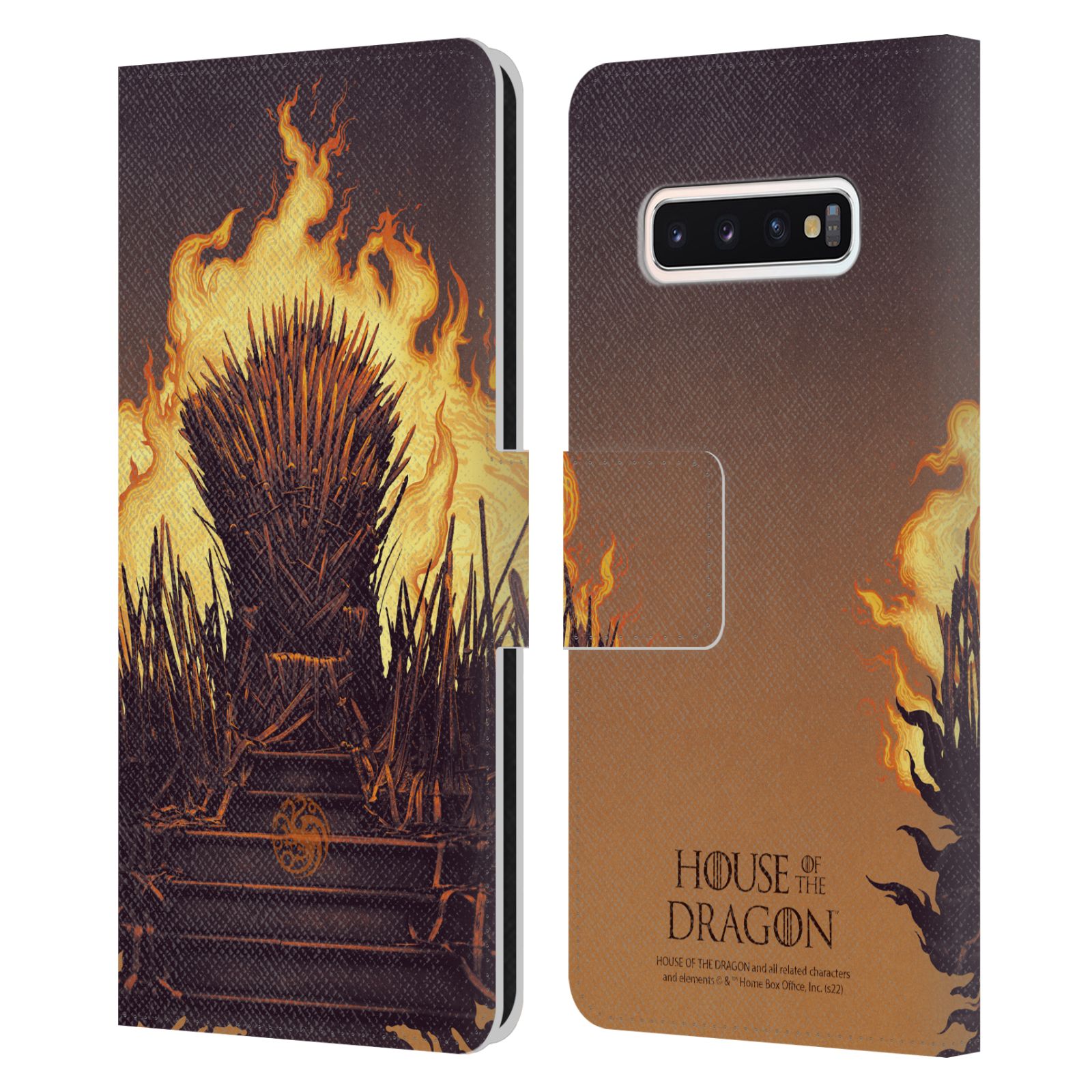 Pouzdro na mobil Samsung Galaxy S10 - HEAD CASE - Rod Draka - Železný trůn ohnivý