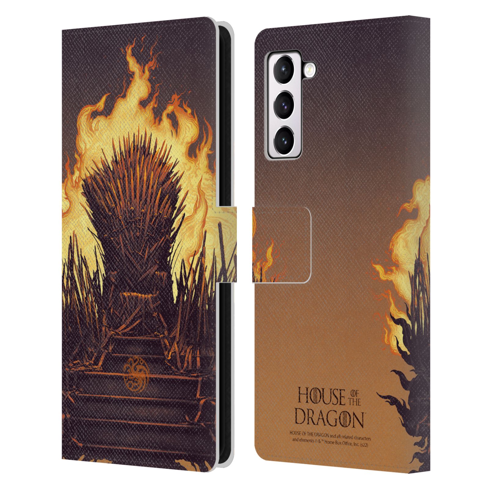 Pouzdro na mobil Samsung Galaxy S21+ 5G  - HEAD CASE - Rod Draka - Železný trůn ohnivý