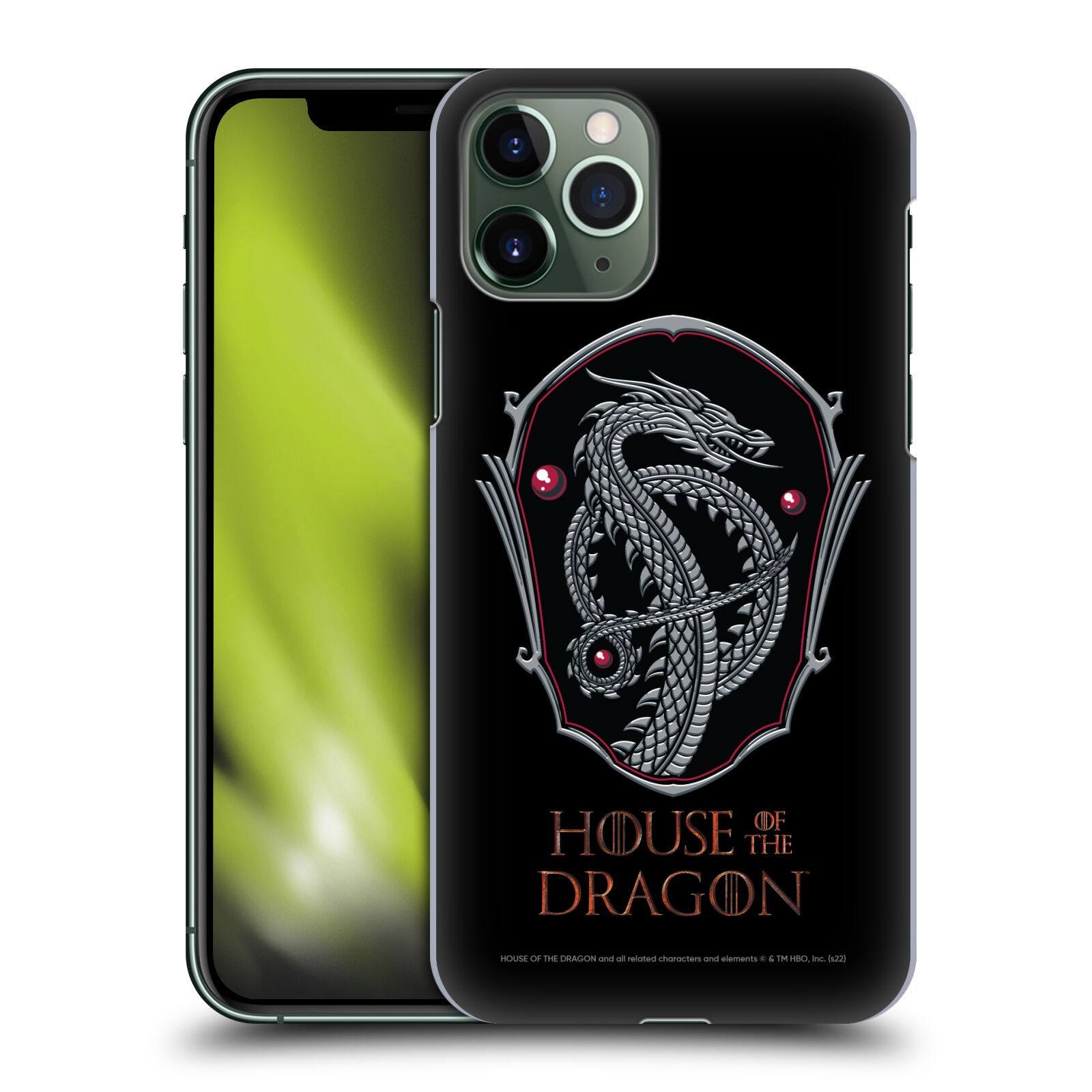 Obal na mobil Apple Iphone 11 PRO - HEAD CASE  - Rod Draka - Znak draka