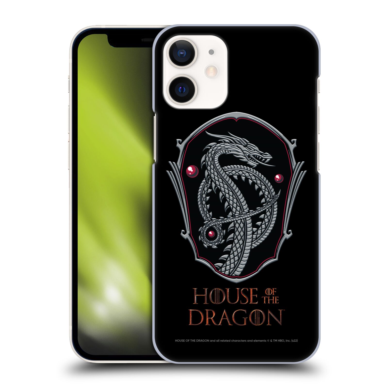 Obal na mobil Apple Iphone 12 MINI - HEAD CASE  - Rod Draka - Znak draka