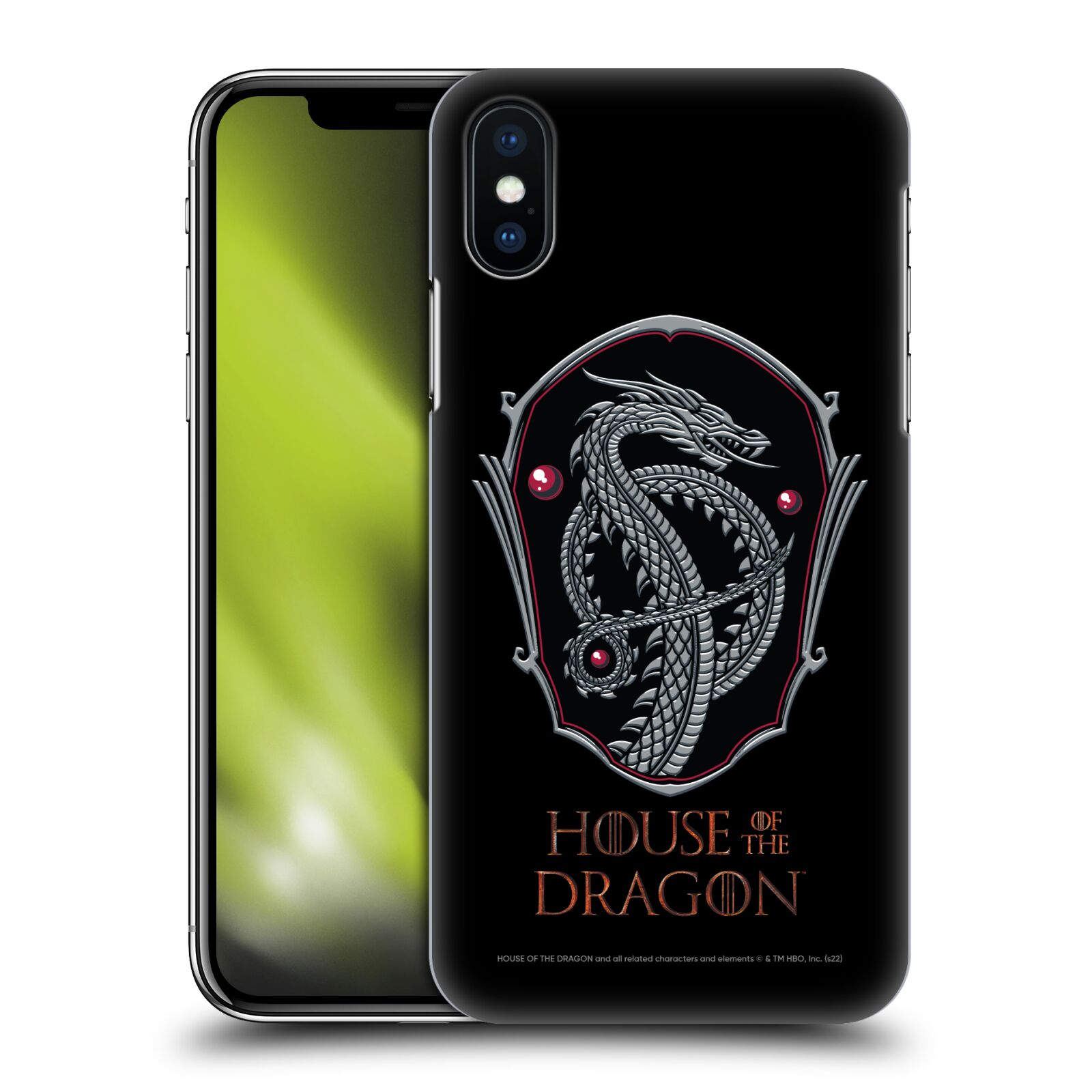 Obal na mobil Apple Iphone X/XS - HEAD CASE  - Rod Draka - Znak draka
