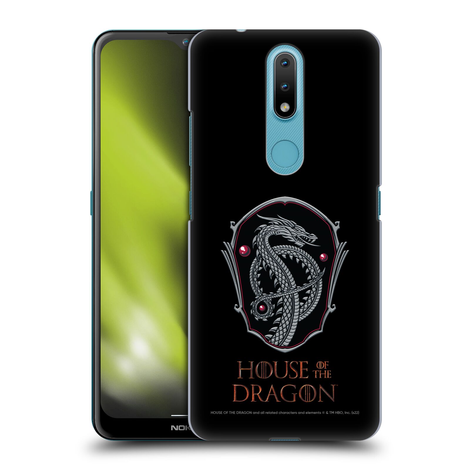 Obal na mobil Nokia 2.4 - HEAD CASE  - Rod Draka - Znak draka