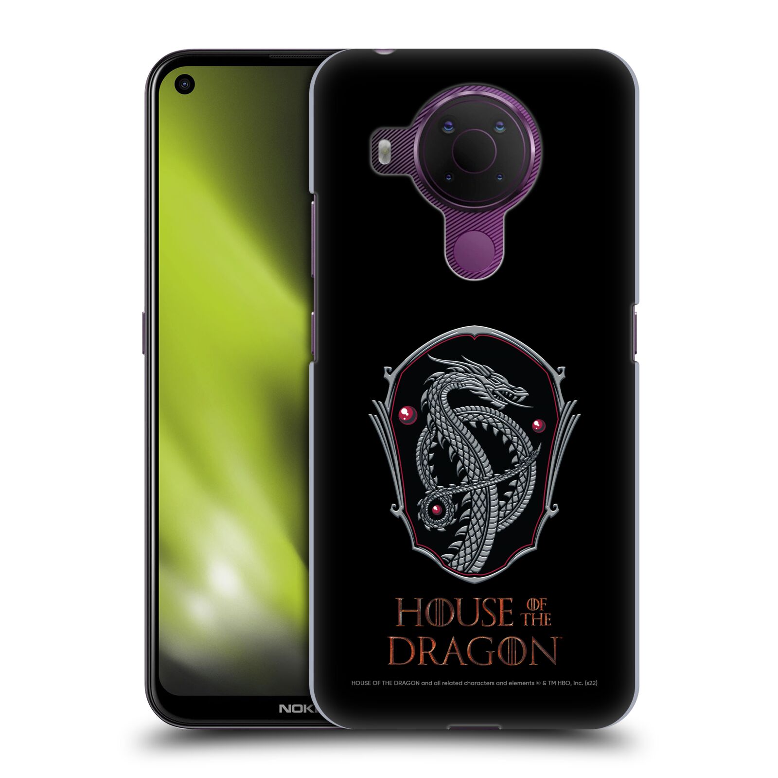 Obal na mobil Nokia 5.4 - HEAD CASE  - Rod Draka - Znak draka