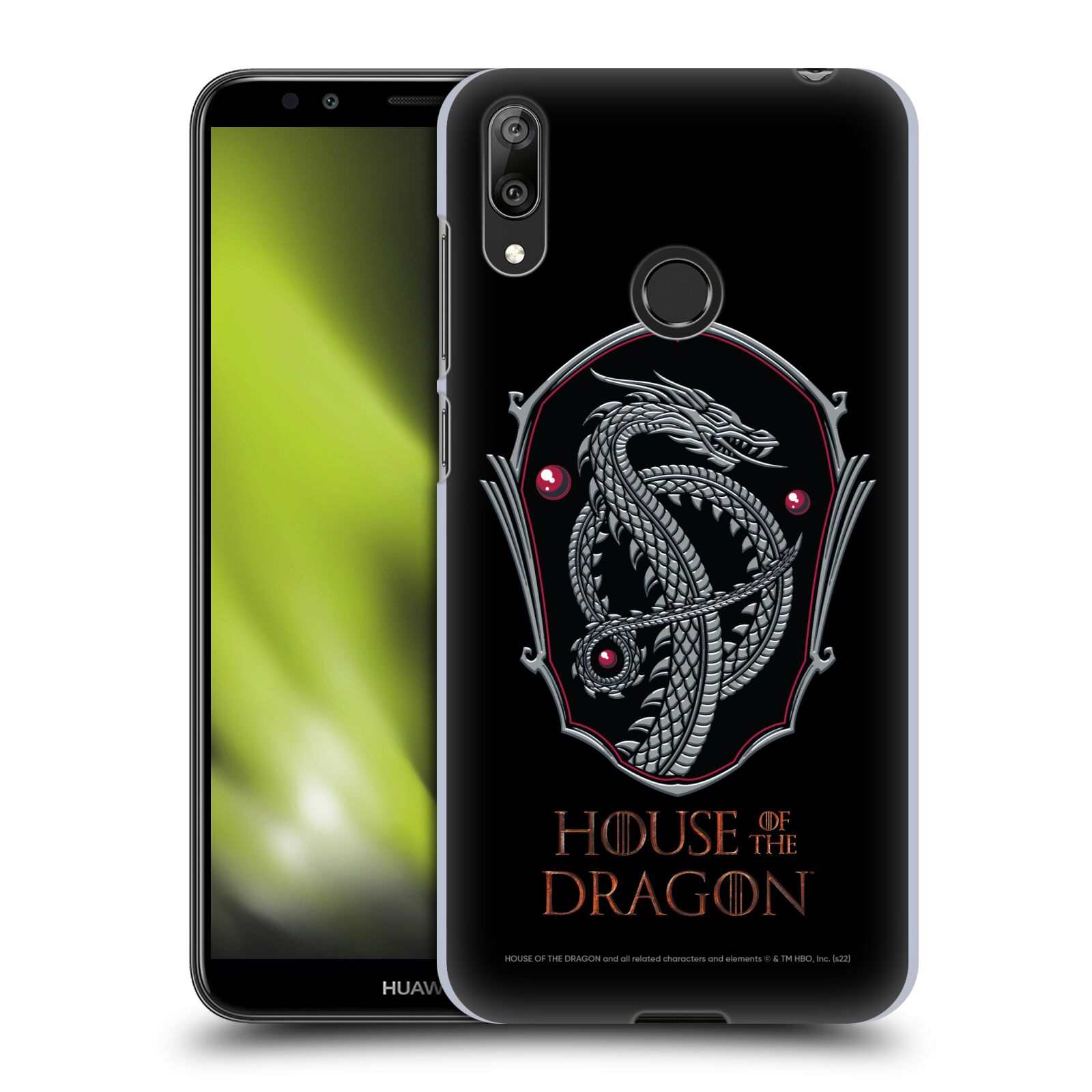 Obal na mobil Huawei Y7 2019 - HEAD CASE  - Rod Draka - Znak draka