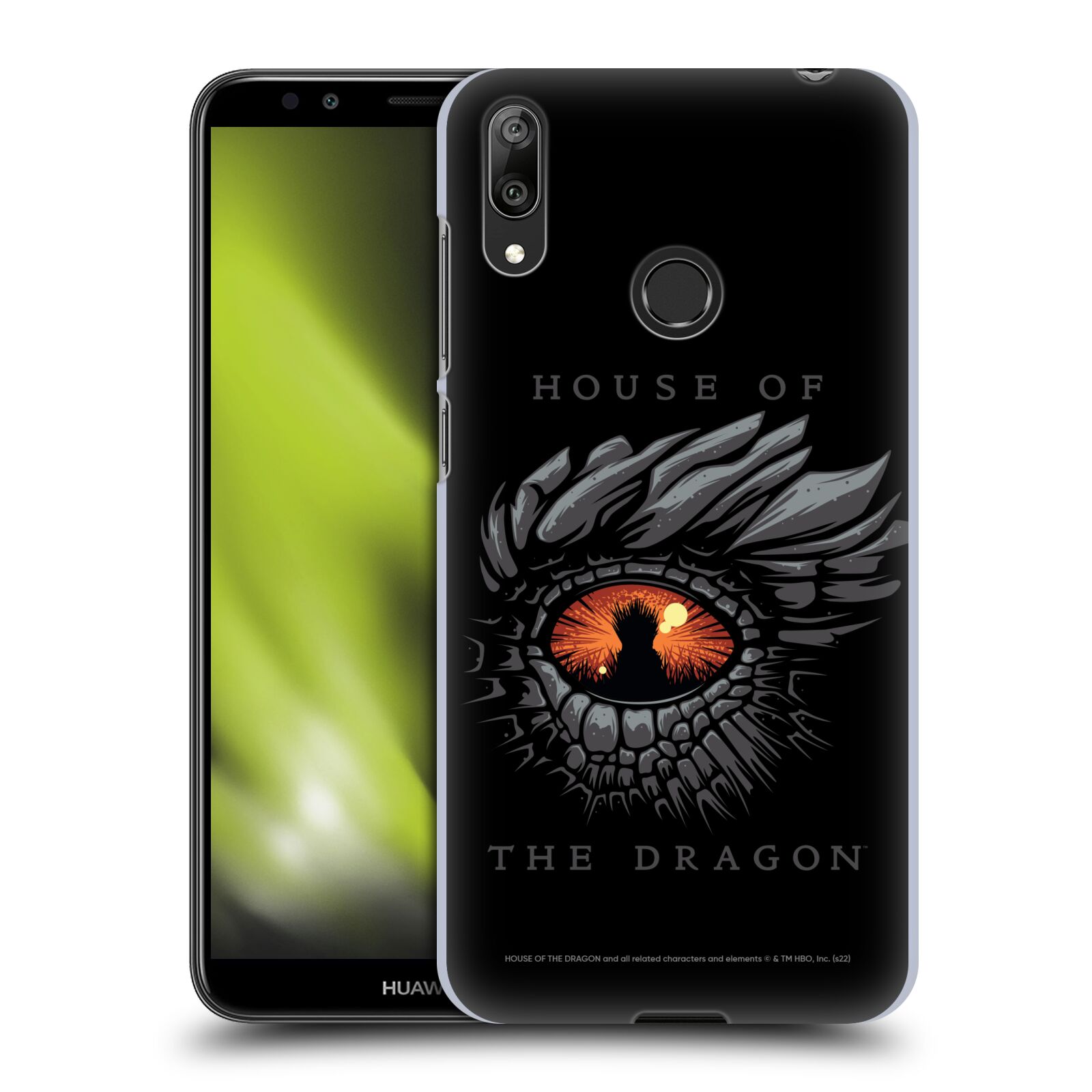 Obal na mobil Huawei Y7 2019 - HEAD CASE  - Rod Draka - dračí oko