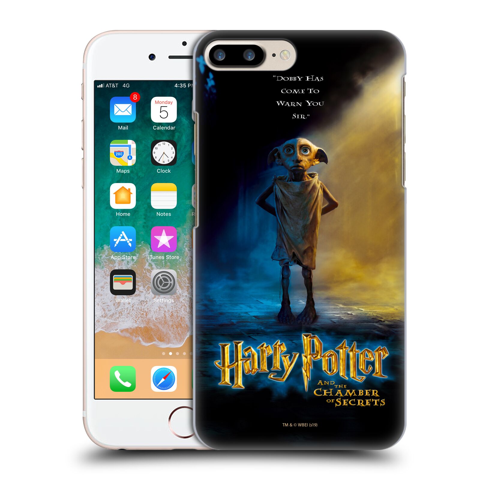 Zadní obal pro mobil Apple Iphone 7+ /  8+ - HEAD CASE - Harry Potter - Dobby