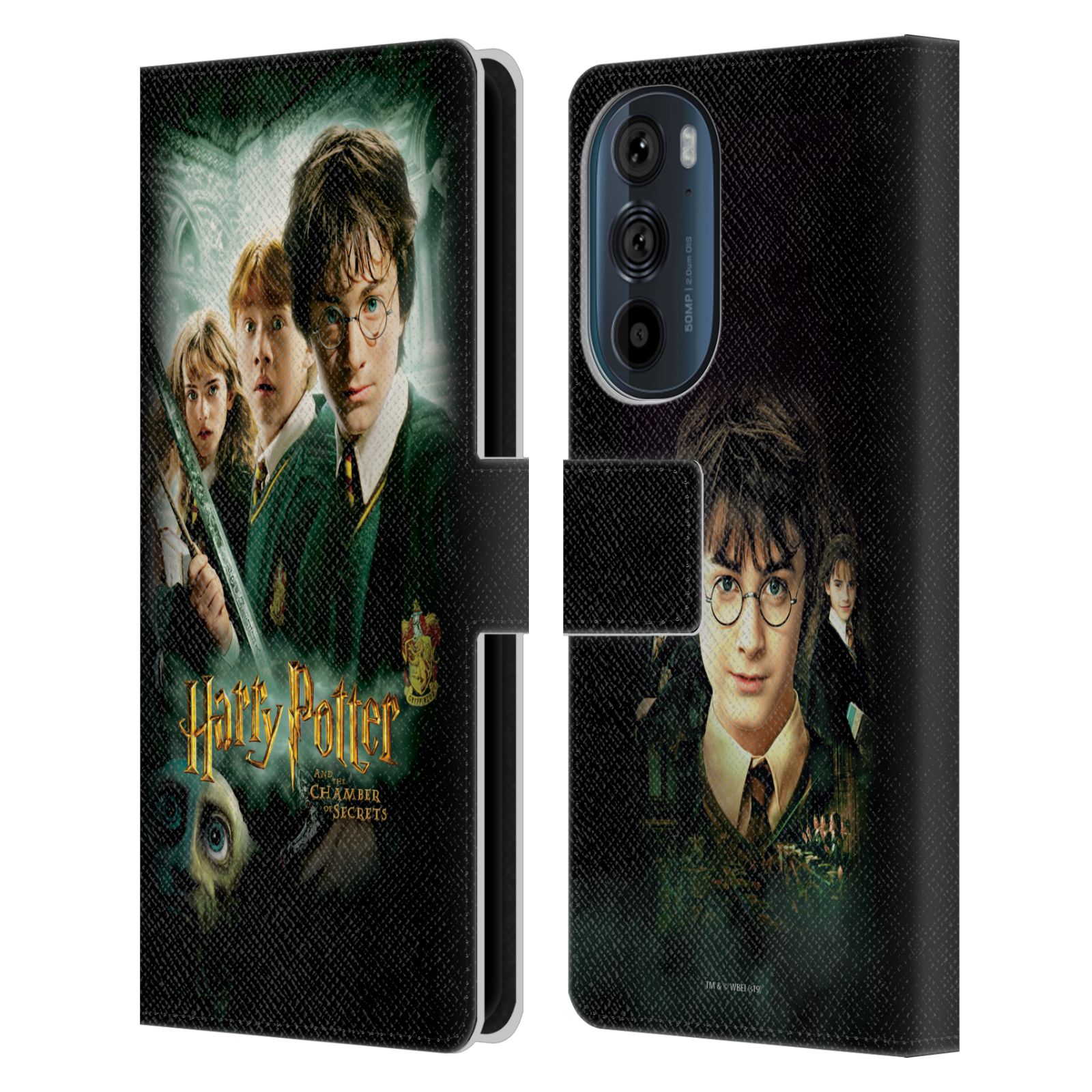 Pouzdro na mobil Motorola EDGE 30 - HEAD CASE - Harry Potter - Tajemná komnata