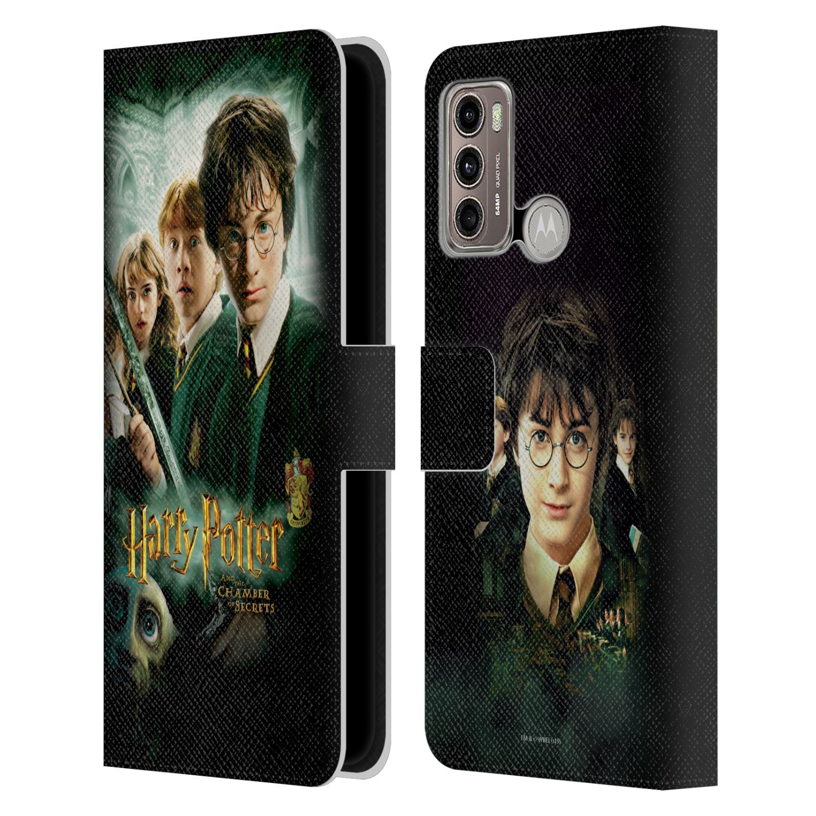 Pouzdro na mobil Motorola Moto G60 - HEAD CASE - Harry Potter - Tajemná komnata