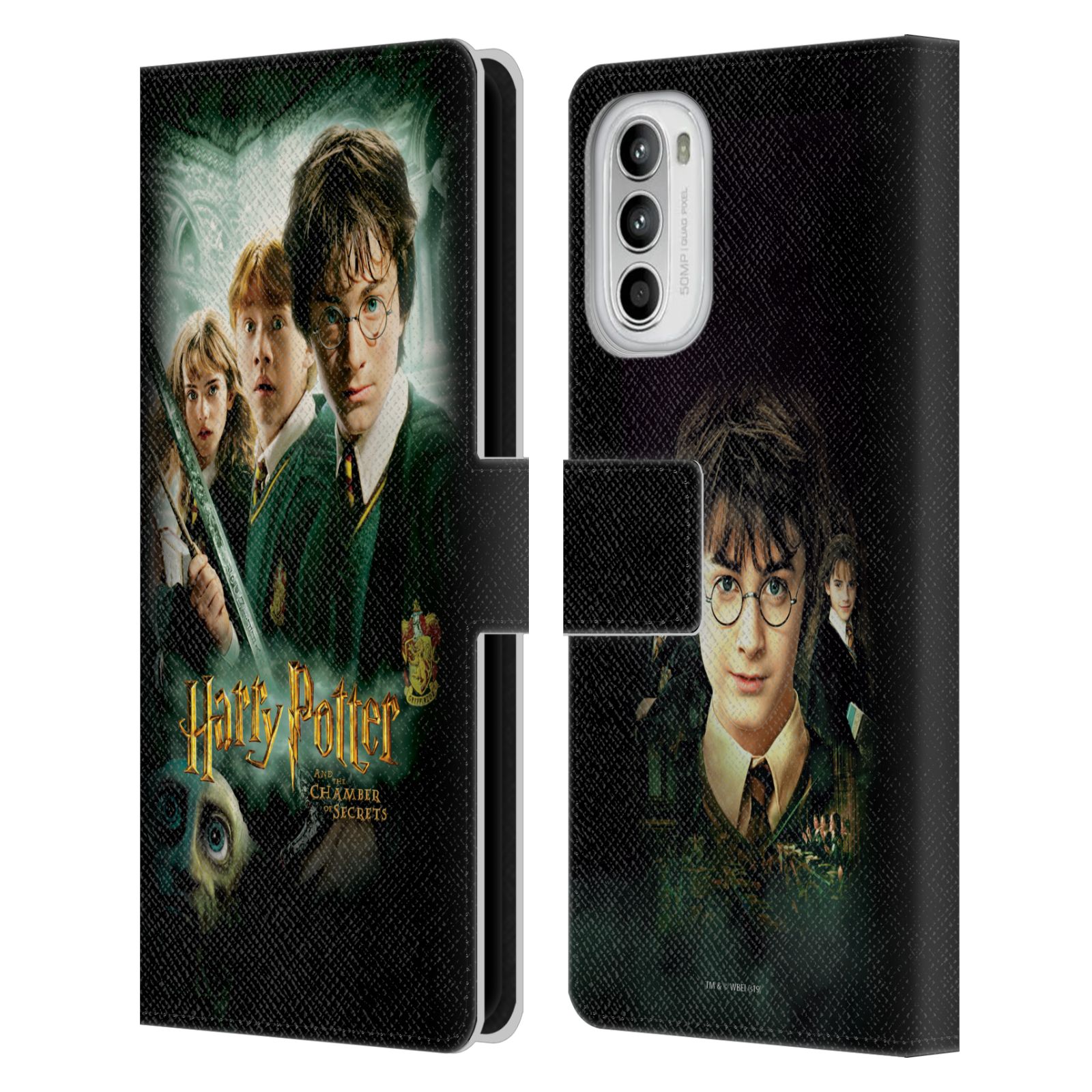Pouzdro na mobil Motorola Moto G52 - HEAD CASE - Harry Potter - Tajemná komnata